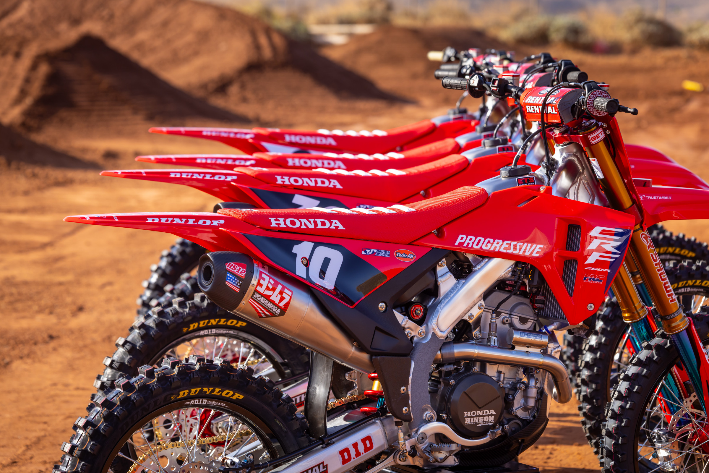 2025 Honda HRC Progressive lineup.