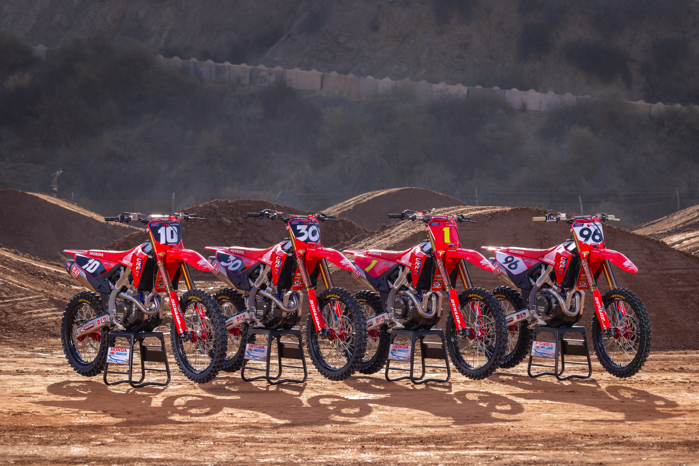 2025 Honda HRC Progressive lineup.