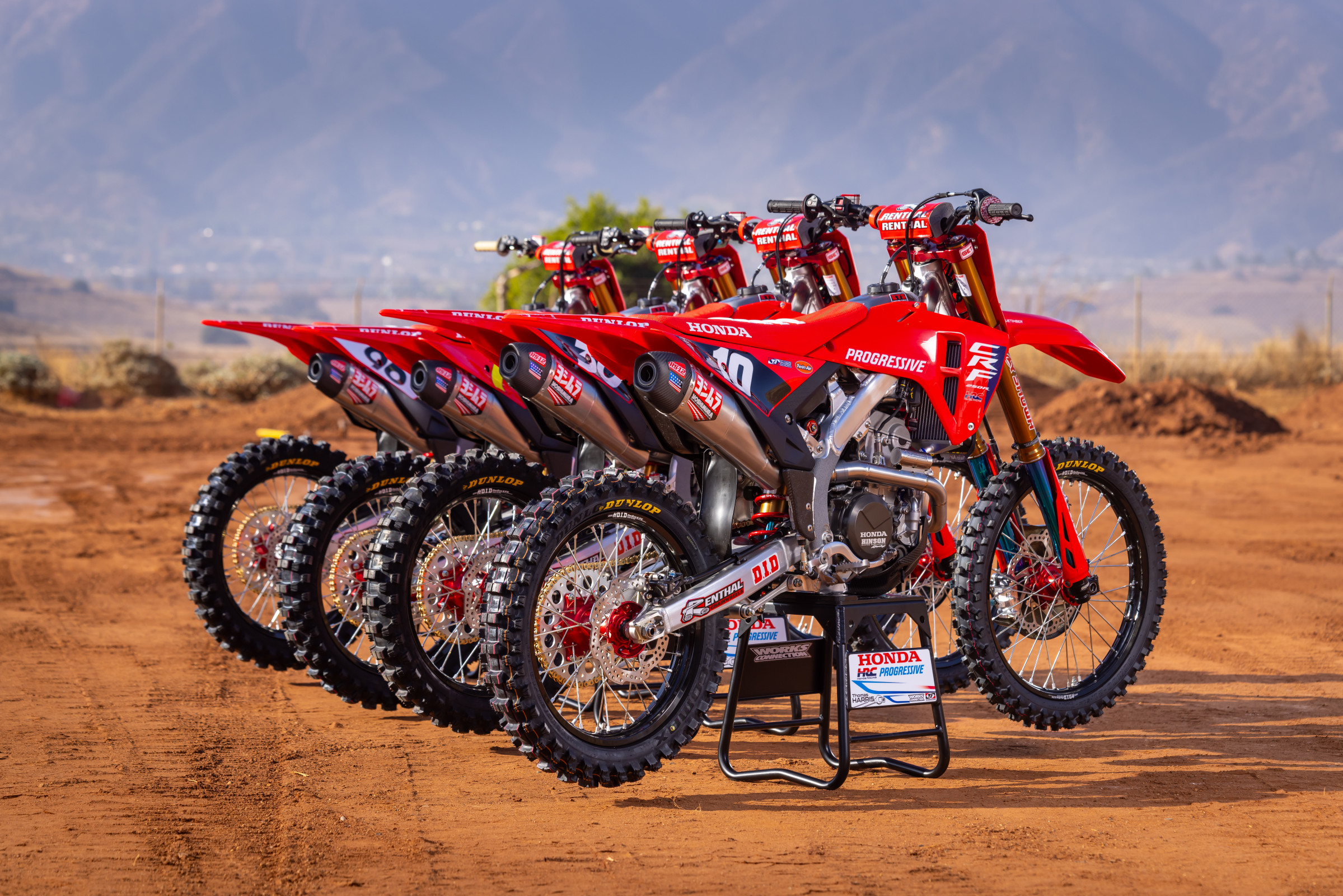 2025 Honda HRC Progressive lineup.