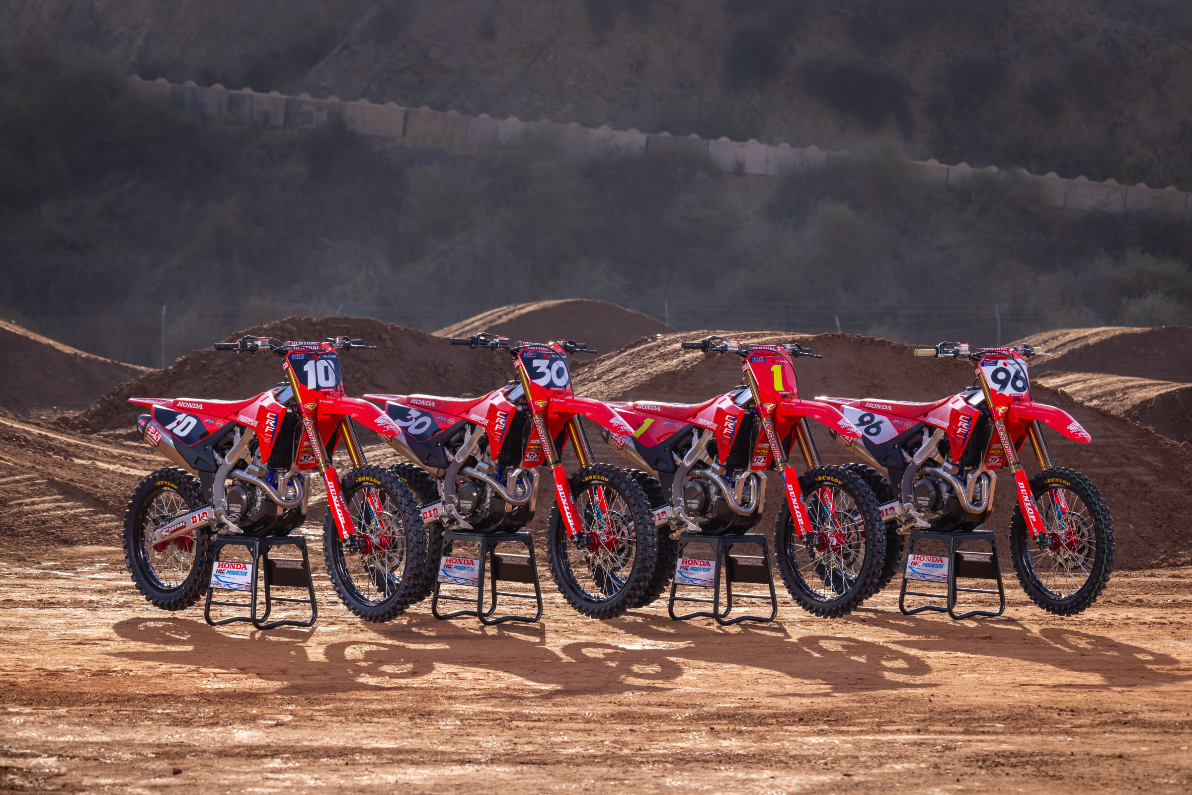2025 Honda HRC Progressive lineup.