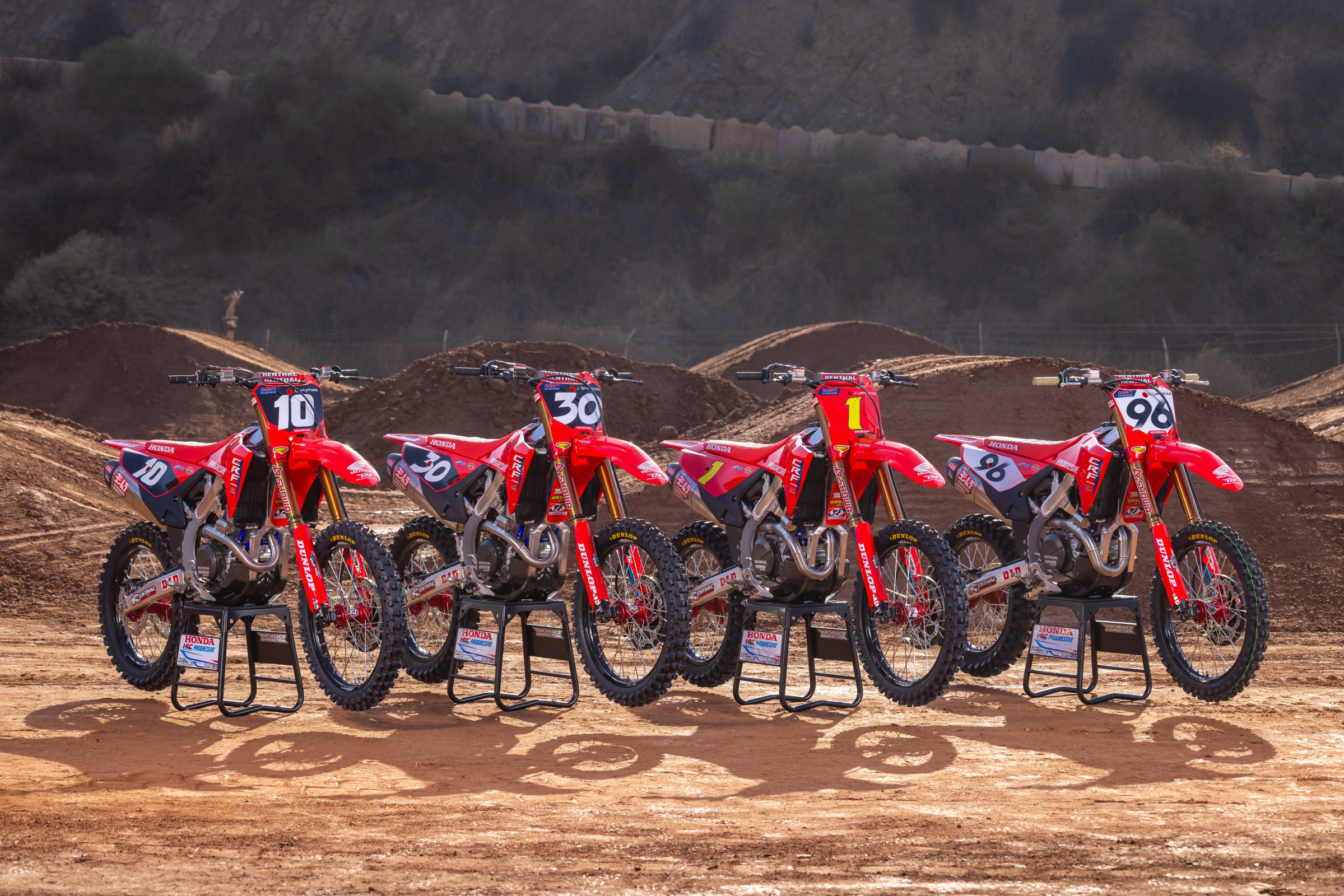 2025 Honda HRC Progressive lineup.