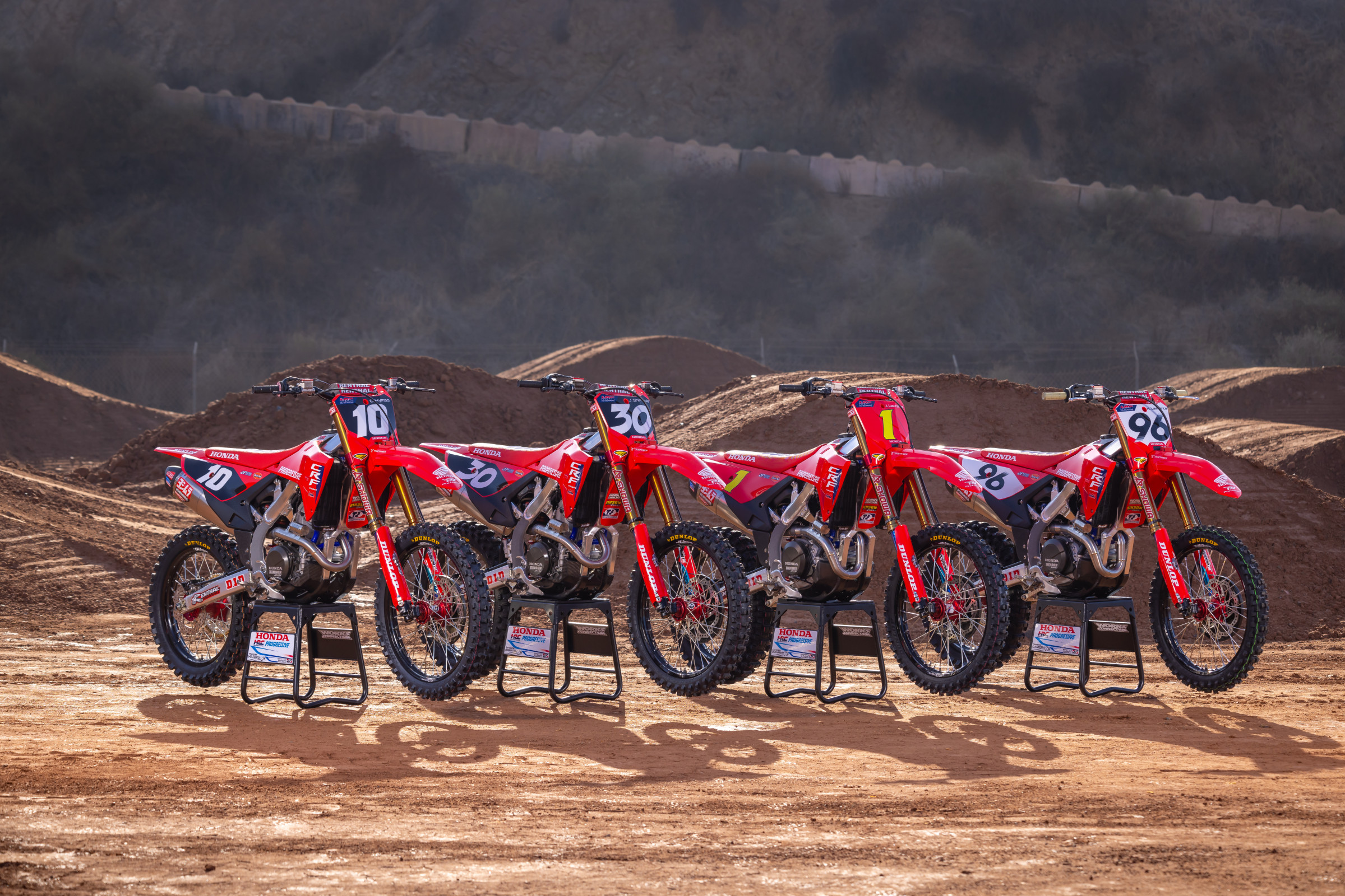 2025 Honda HRC Progressive lineup.
