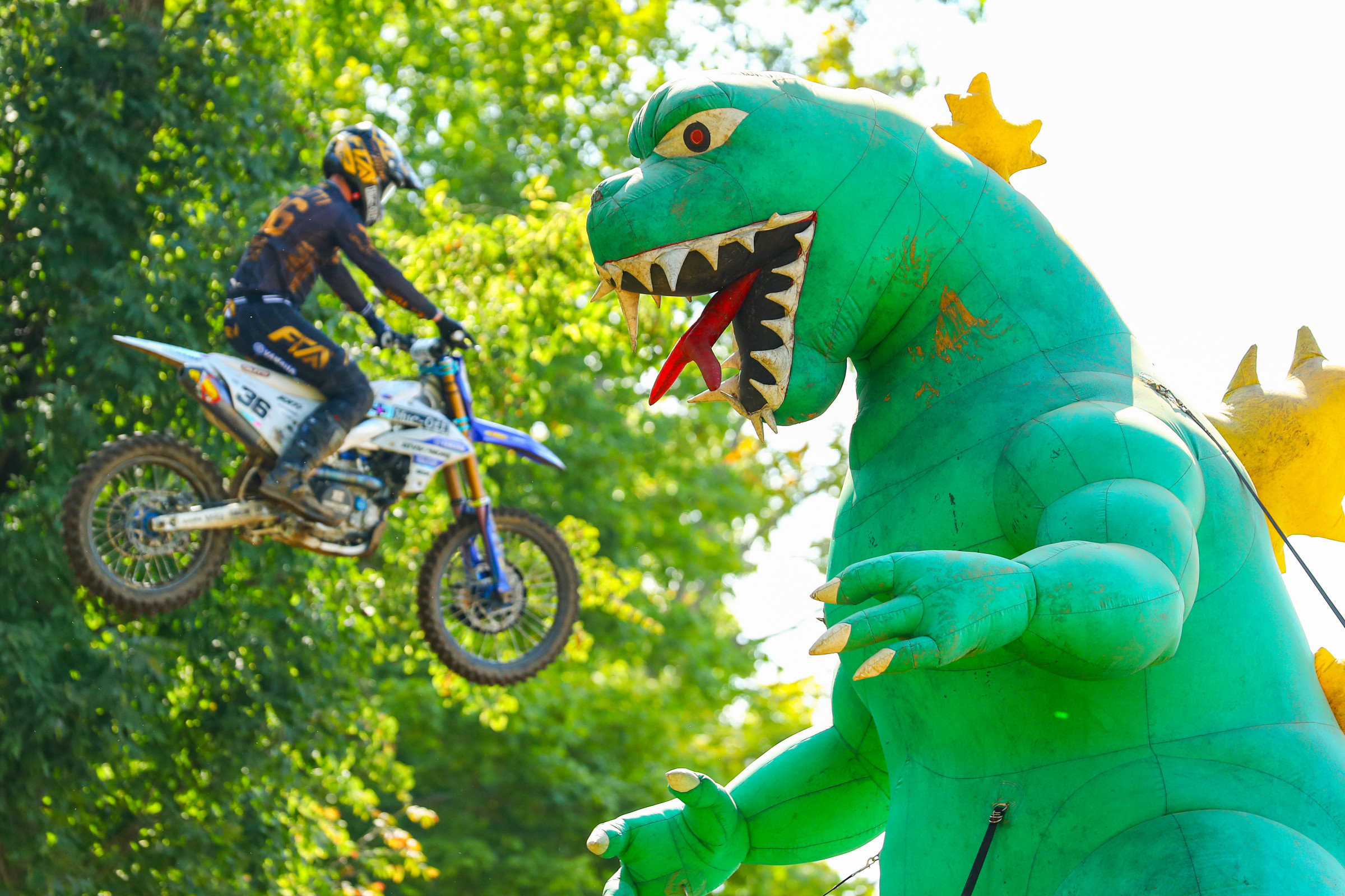 Nicoletti getting eaten alive by the physical demands of racing in the United States.