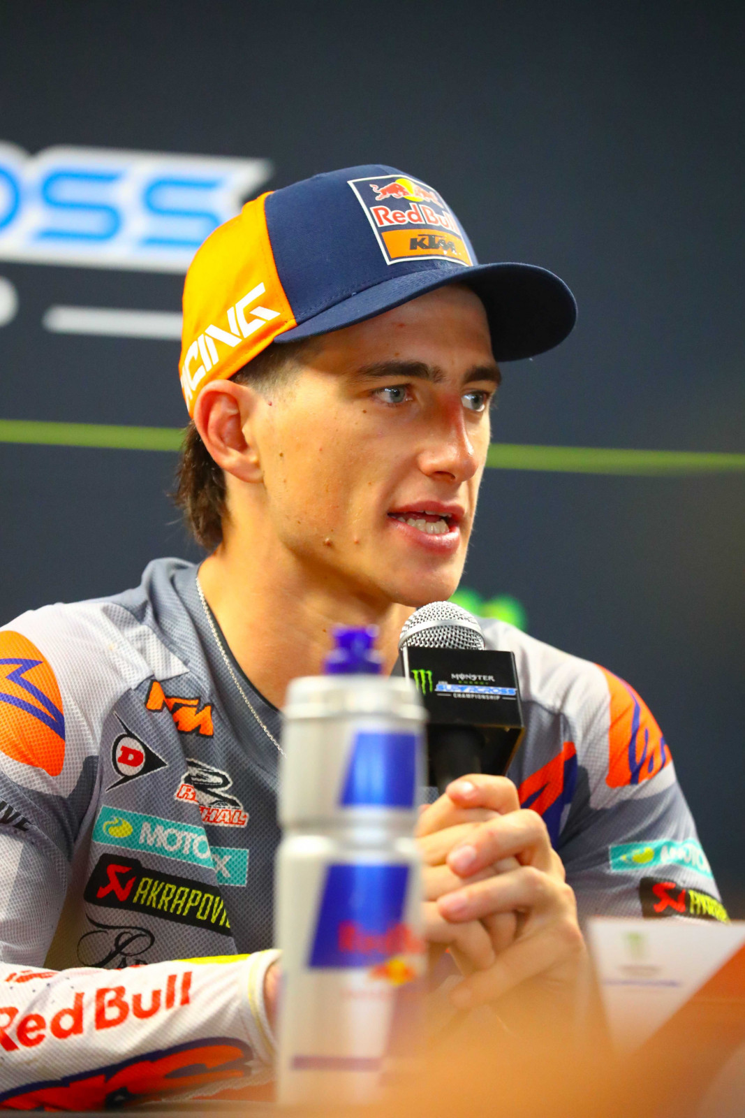 Chase Sexton during the post-race press confernce.