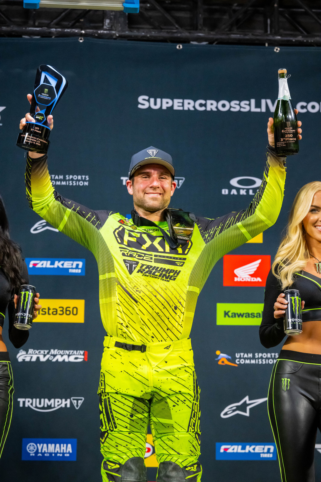 25th career 250SX podium for Jordon Smith ✅ First 250SX podium for Triumph ✅