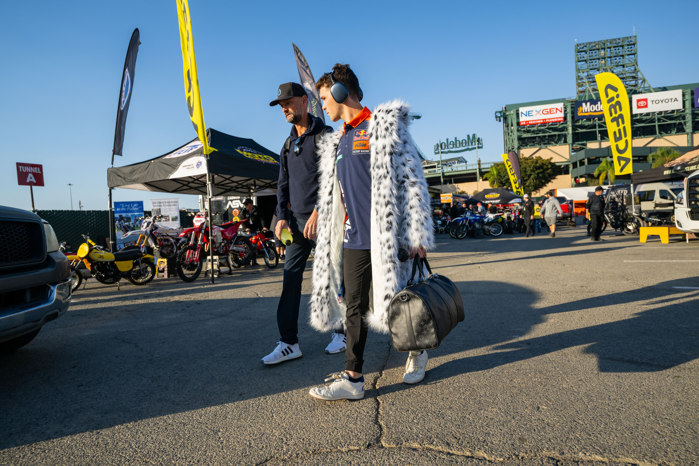 JuJu Beaumer looking confident at A1. 