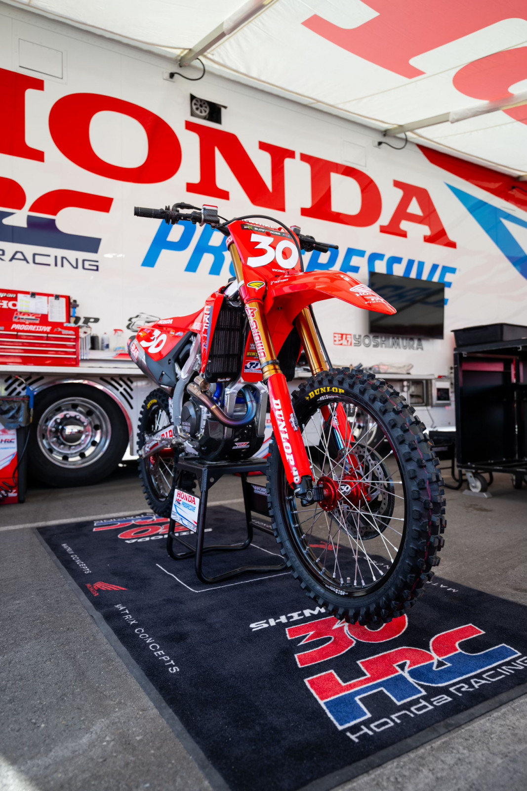 Jo Shimoda's Honda CRF250R.