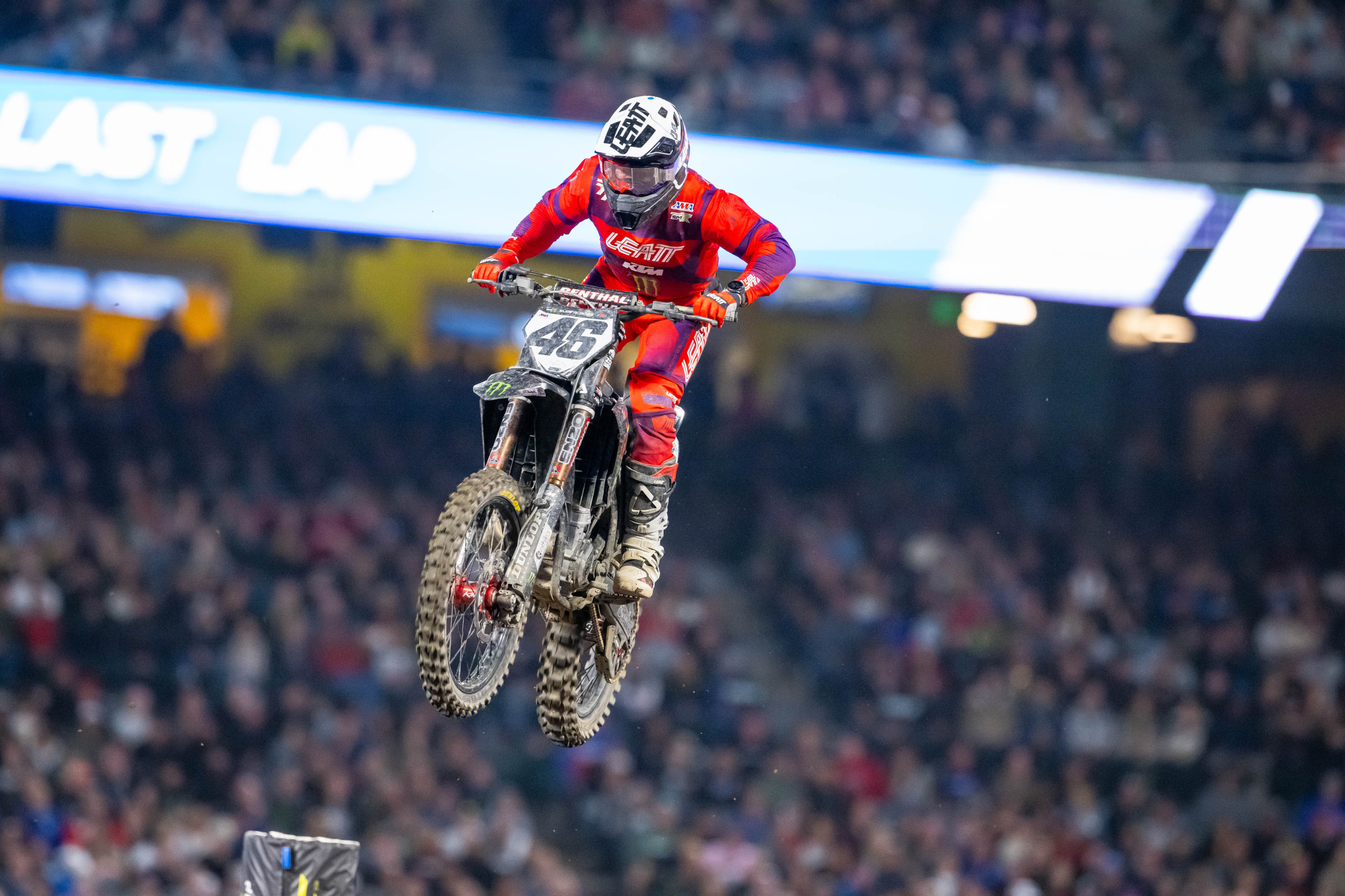Hill scored eighth in the 450SX class in Anaheim, his best result since taking third in Salt Lake City in 2023.