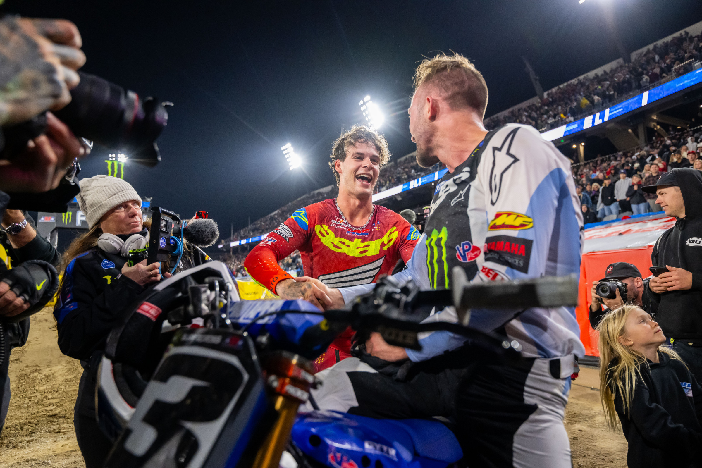 Jett Lawrence finally met Beast Mode in San Diego.