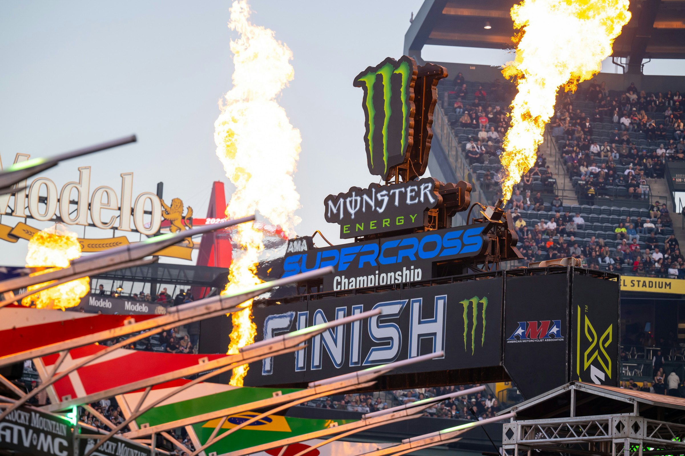 2025 Monster Energy AMA Supercross Souvenir Program Available at Legends and Heroes at A2 This Weekend