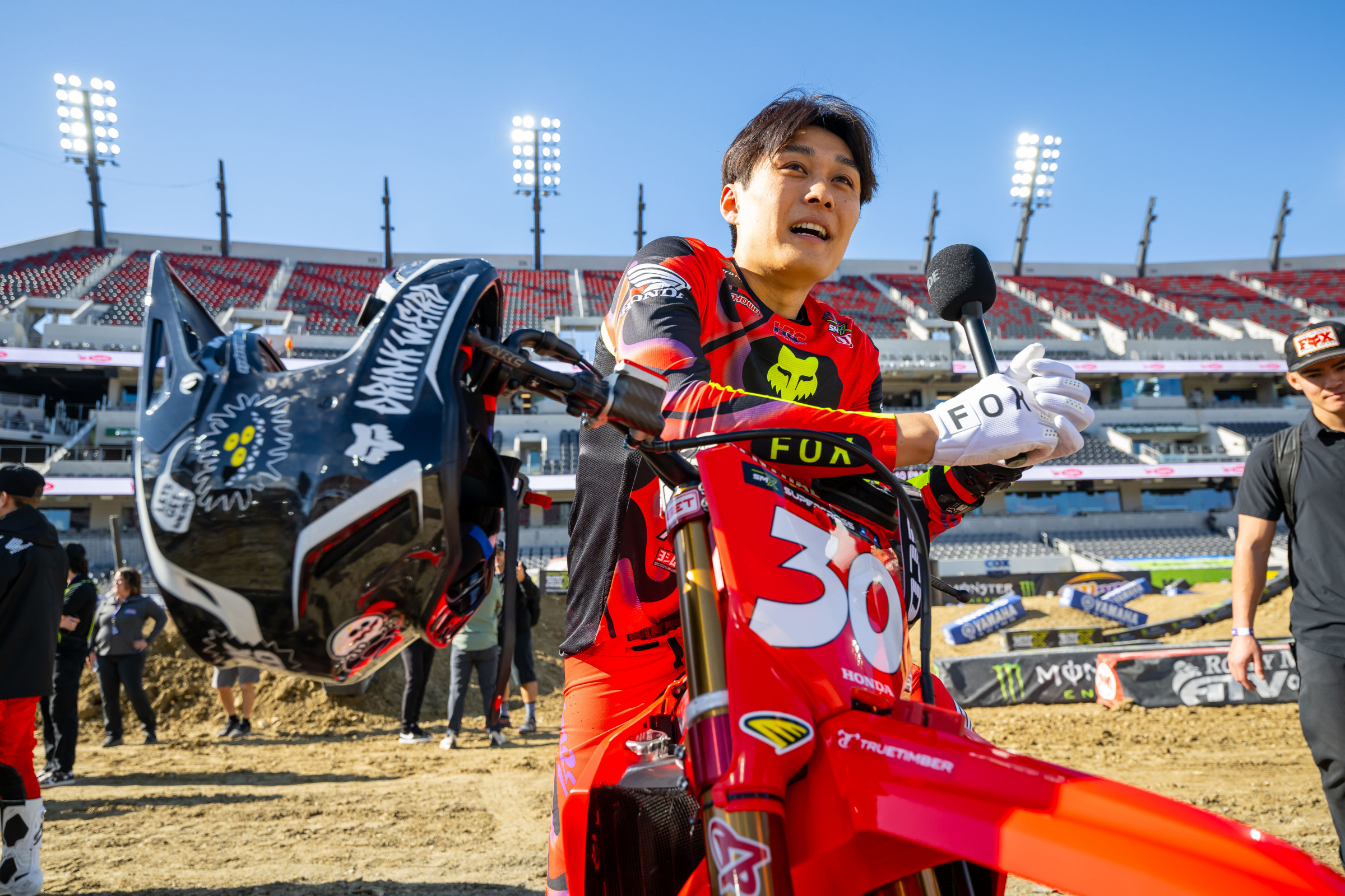 Shimoda will ride press day at A2 and then determine if he is fit to race.