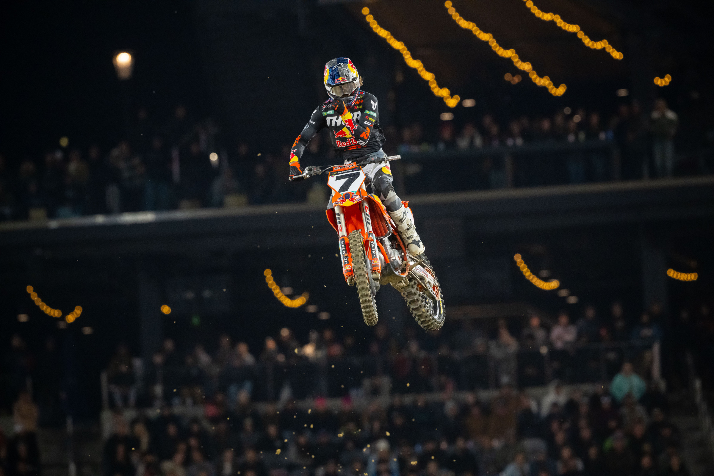 Despite a hand injury, AP will race this Saturday.