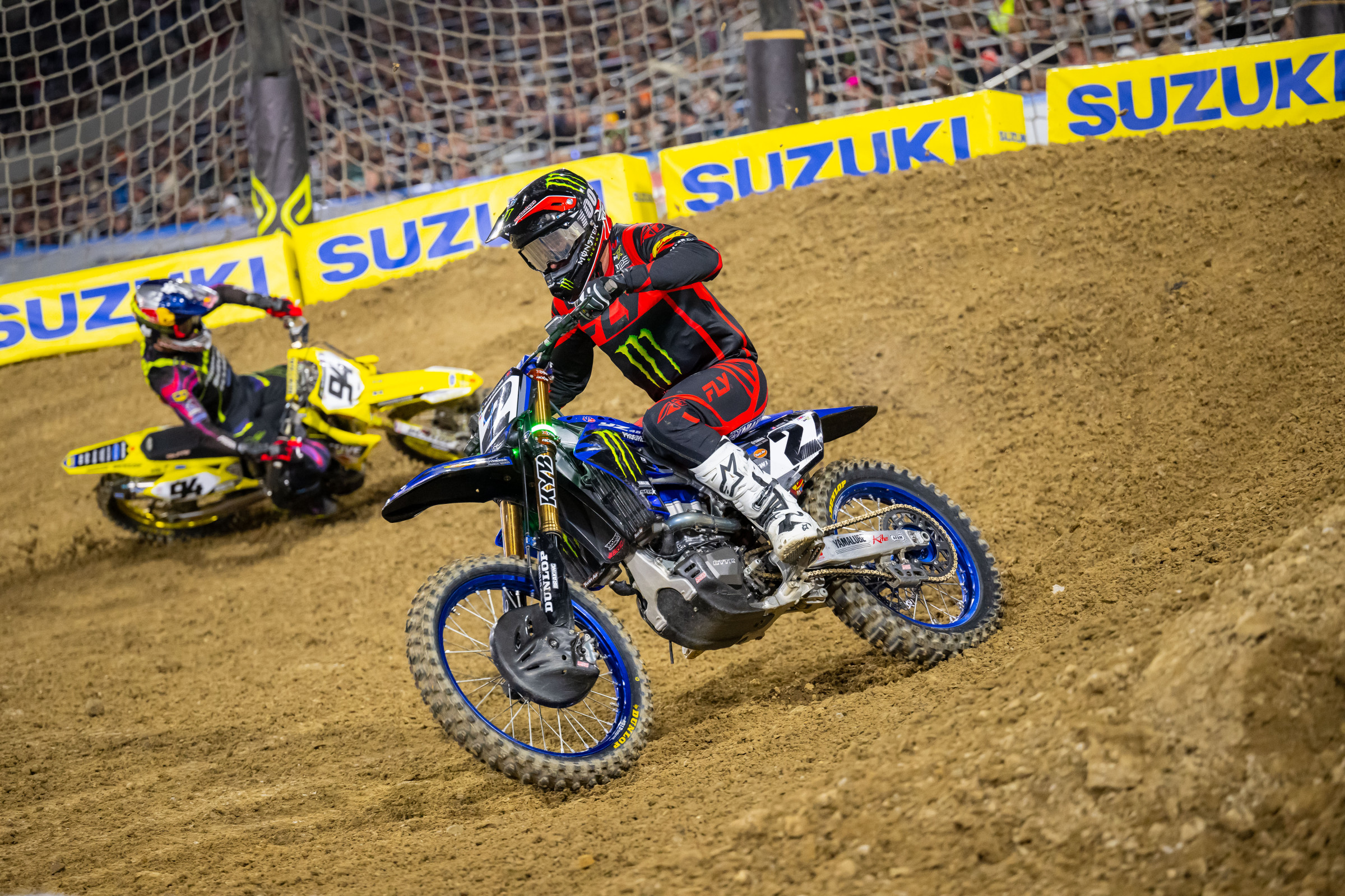 Webb had to hold off his old rival Ken Roczen to hang on for a San Diego podium.