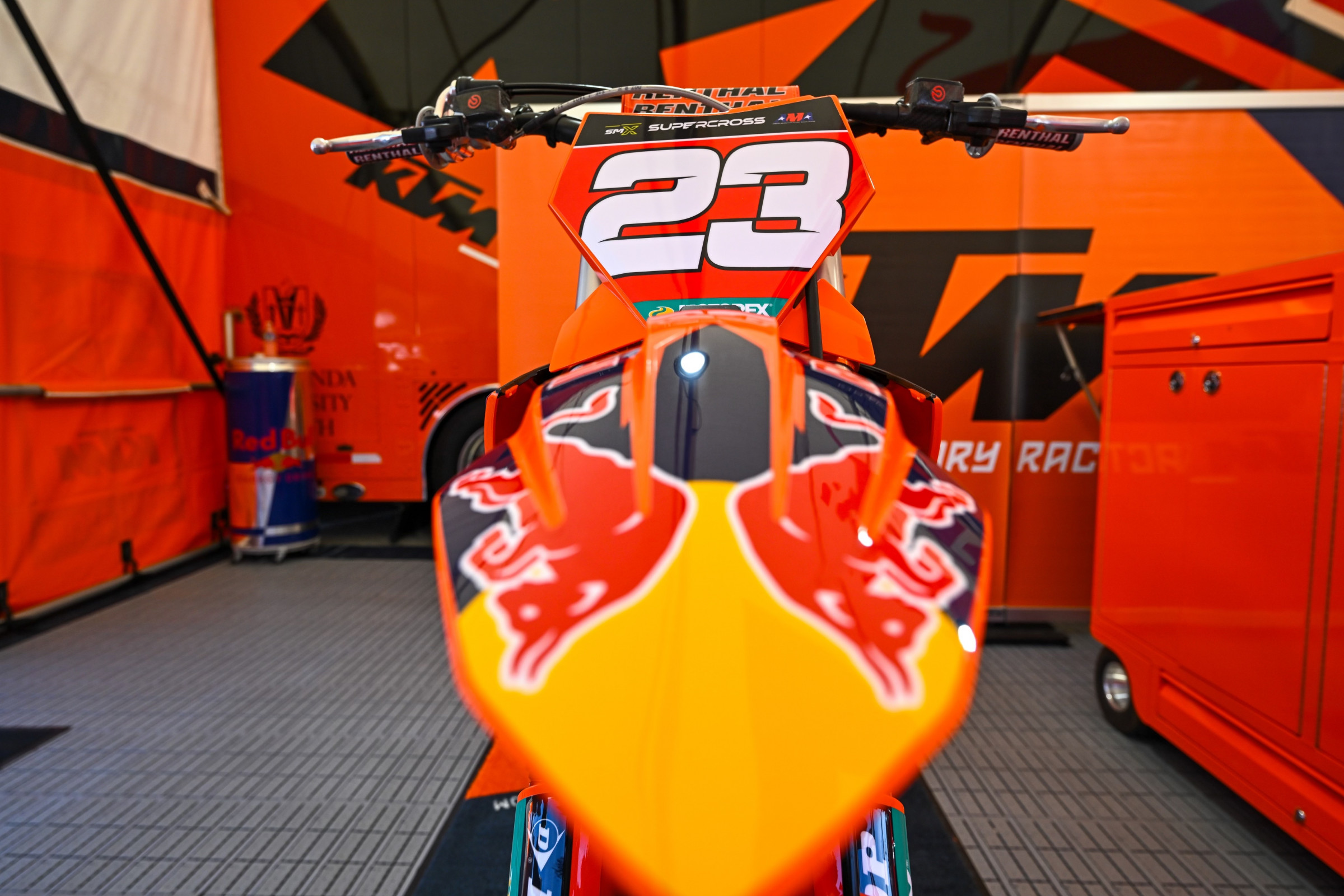 Julien Beaumer's KTM 250 SX-F.