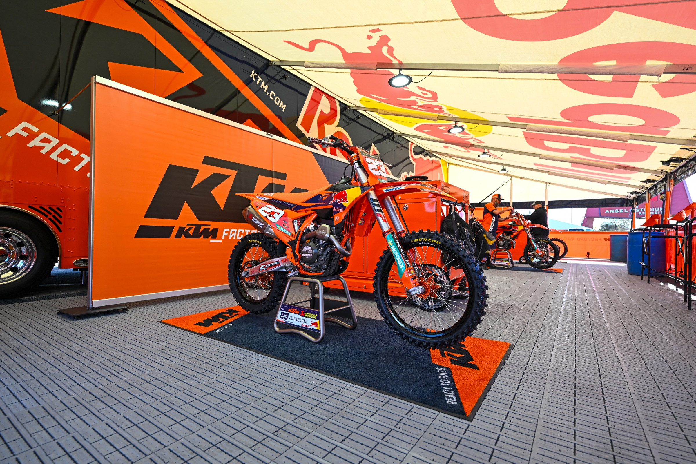 Julien Beaumer's KTM 250 SX-F.