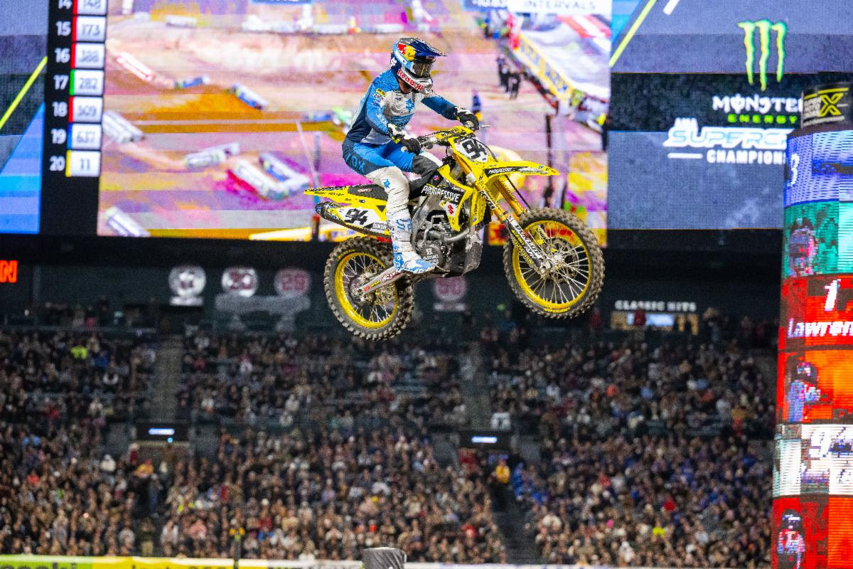 Ken Roczen has held strong to the end of every race this year and hasn't made a major mistake. That's enough to move him into the points lead in supercross for the first time since winning the 2020 season opener.