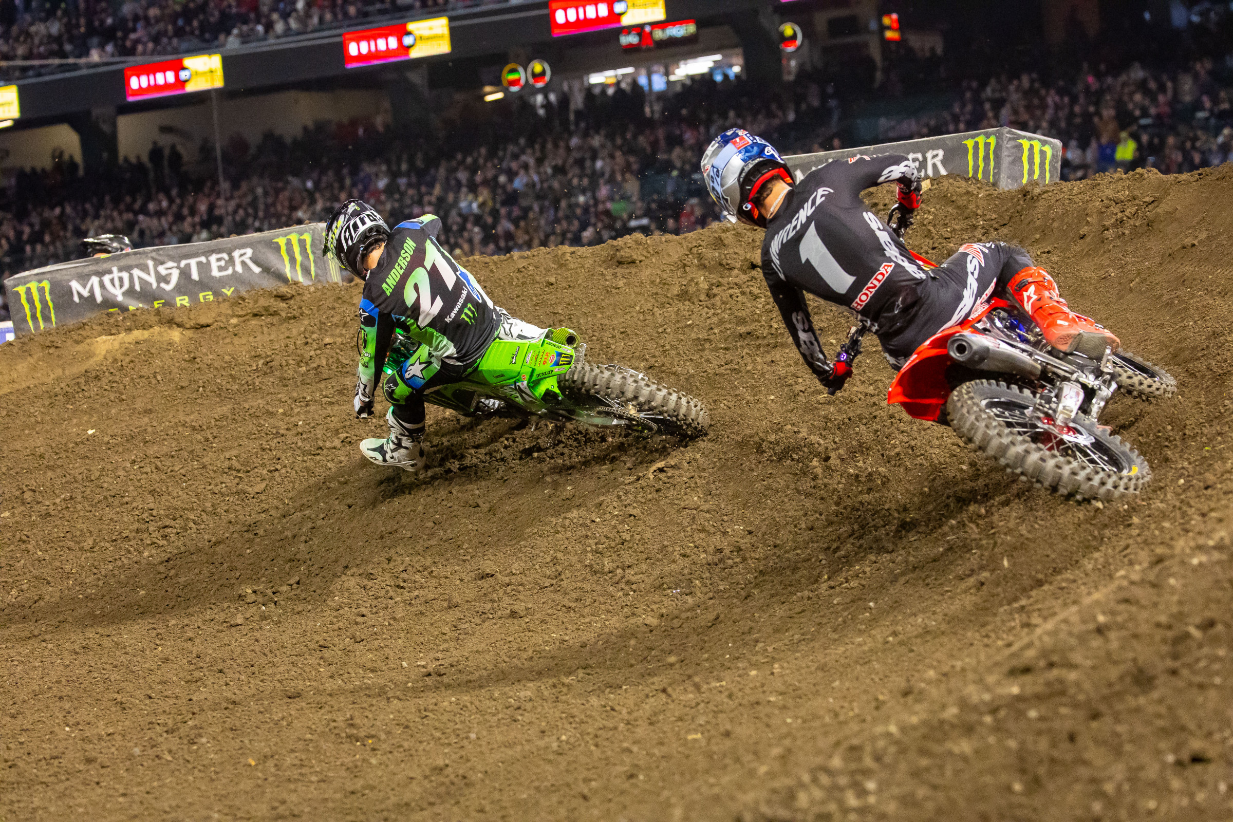 Jason Anderson looks to make it three podiums in four rounds on Saturday.