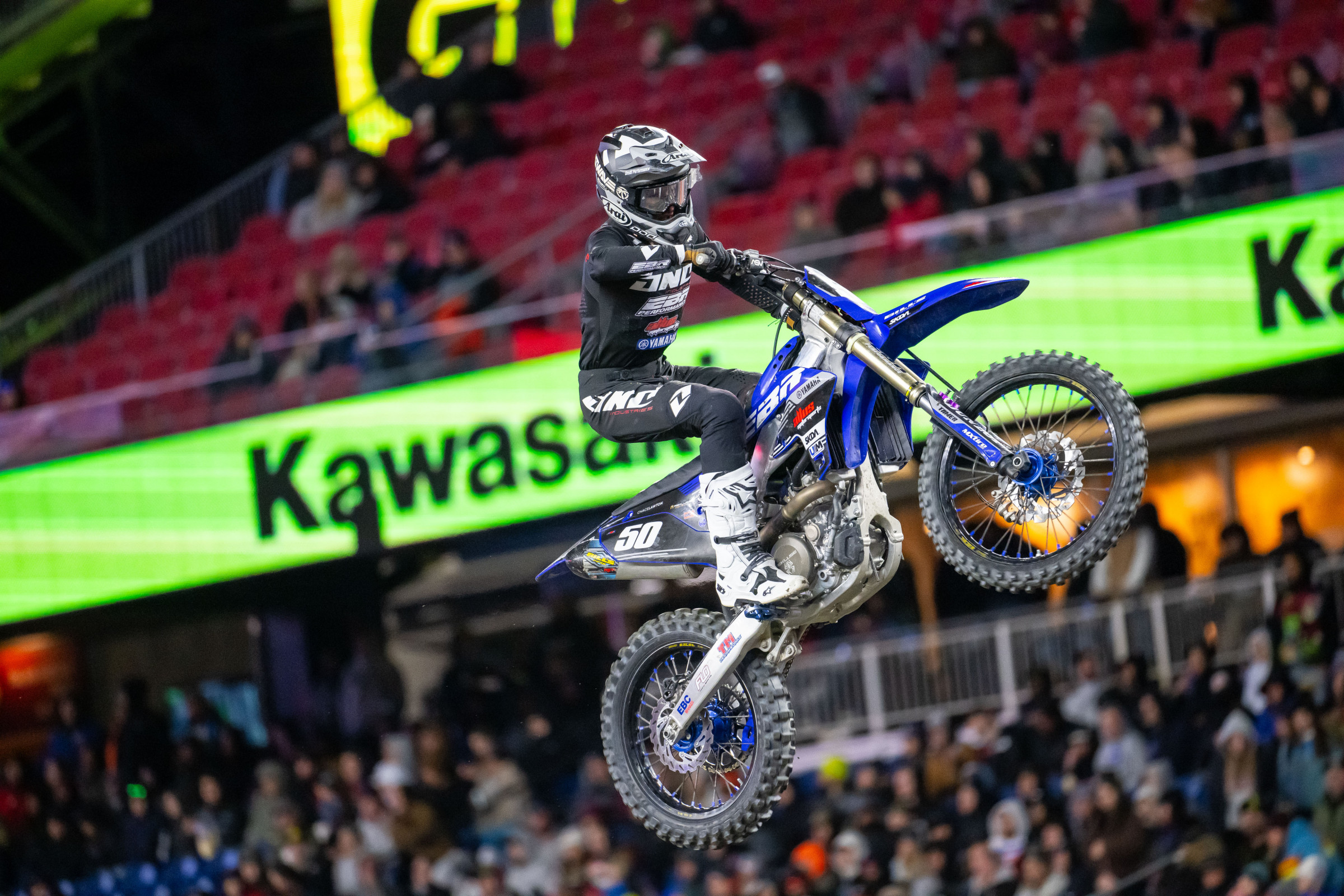 Chase Lawton at the 2024 Foxborough SX Futures round.