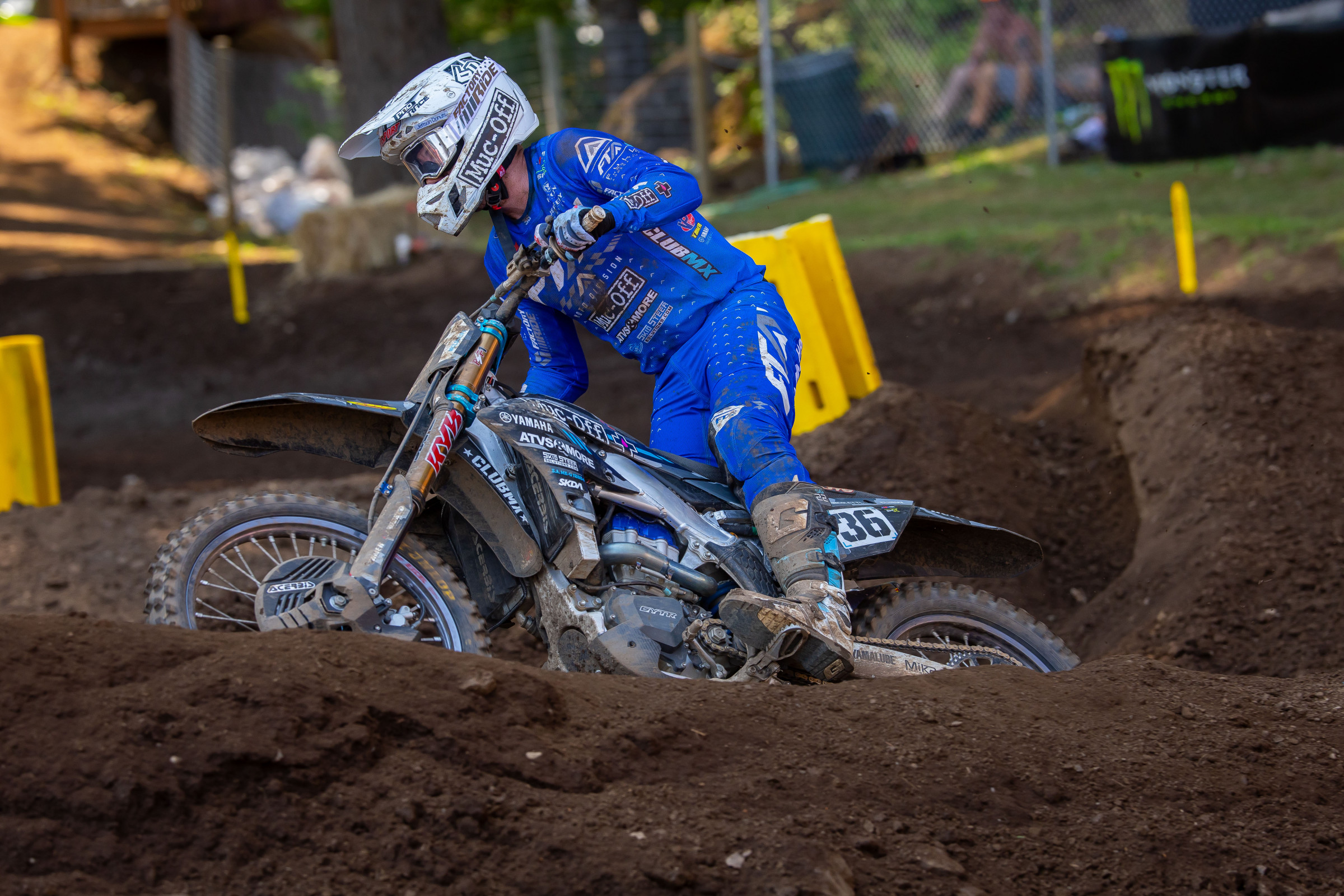 Phil trying to decide whether or not he's going to punt the lapper in front of him.