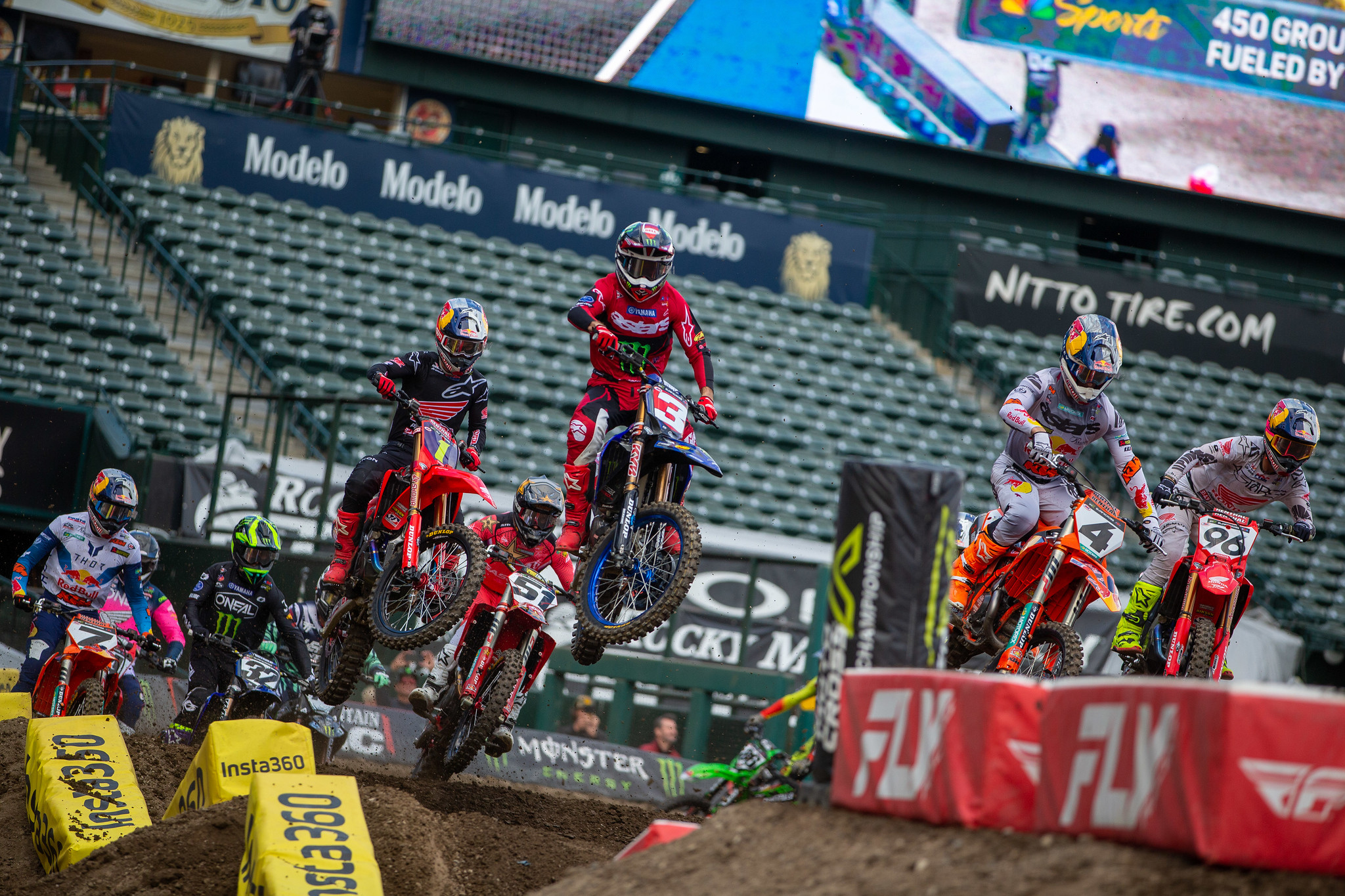 Eli Tomac’s practice start was excellent from his outside-in starting spot. The main event was something else altogether…