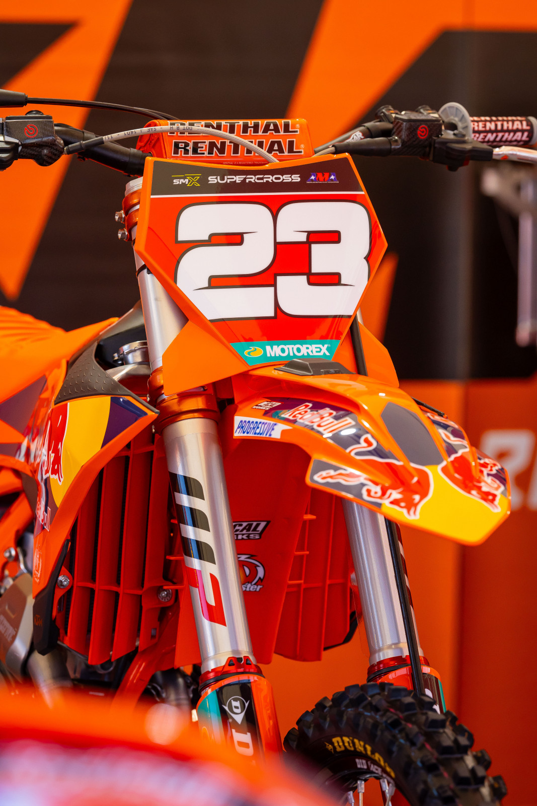 Julien Beaumer's KTM 250 SX-F.