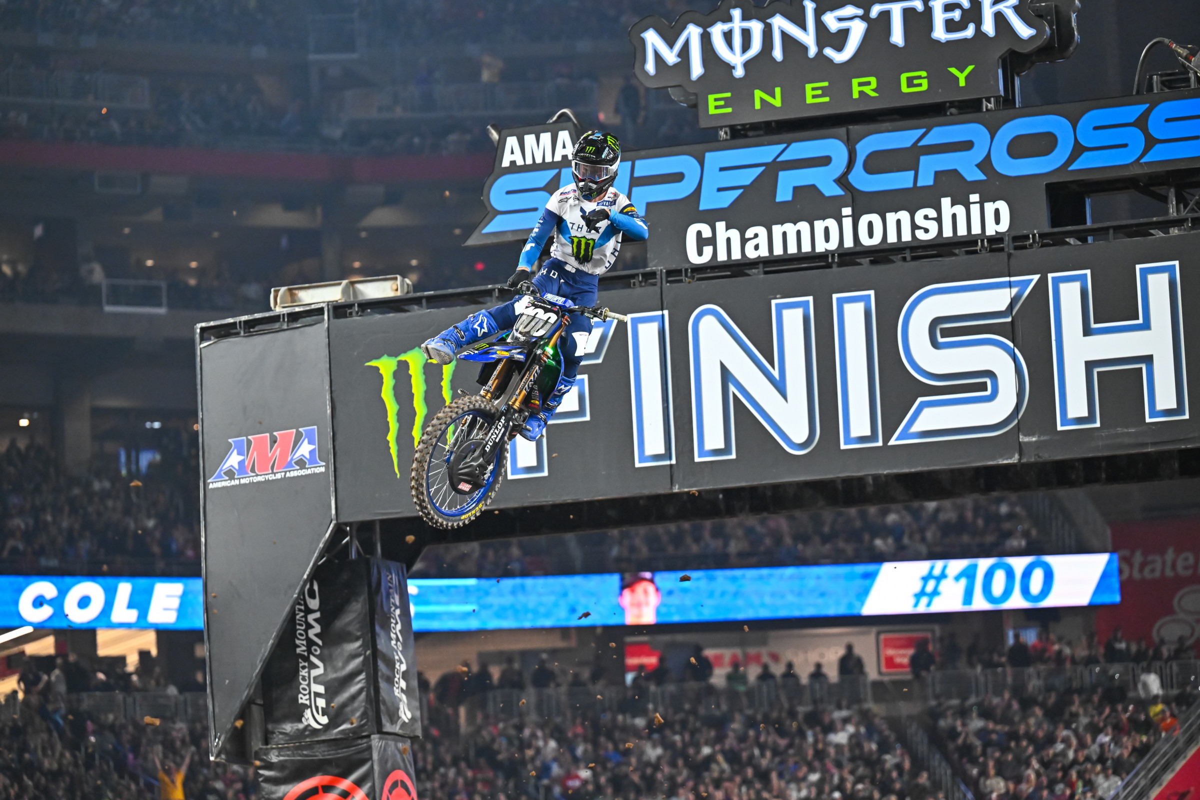 Cole Davies strikes first in the 250SX Triple Crown race one!
