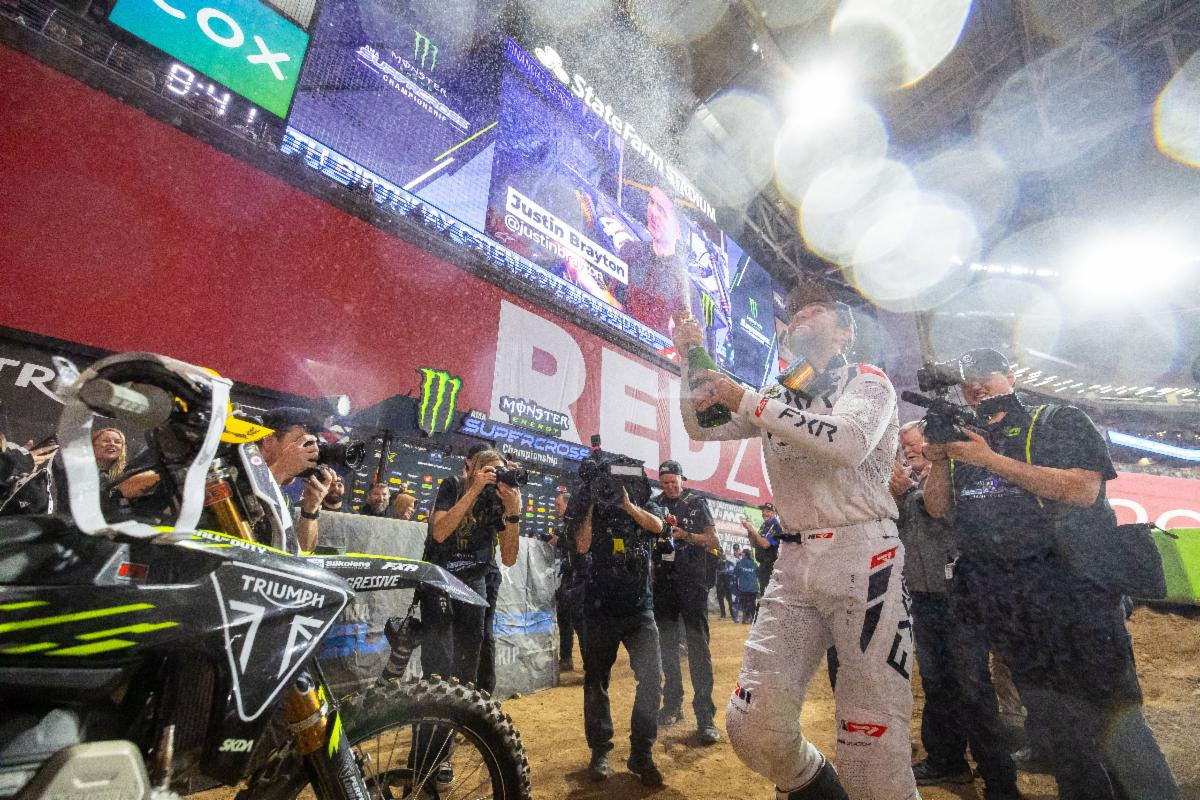 Jordon Smith has made Triumph a winner in Monster Energy AMA Supercross.