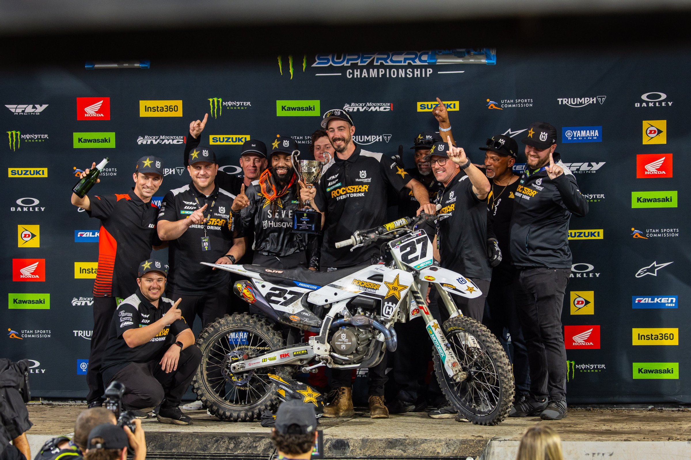 Stewart and his crew, who he said has had his back through it all the last few years.