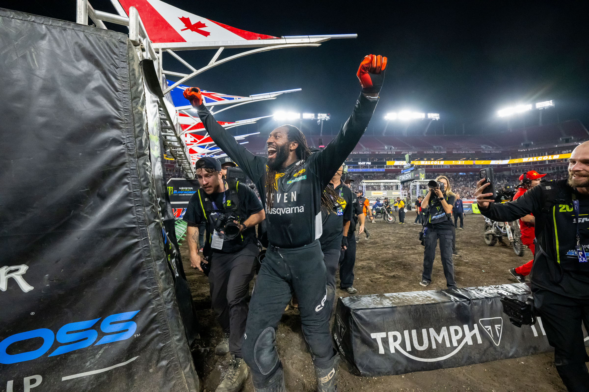 Malcolm Stewart goes into the history books!