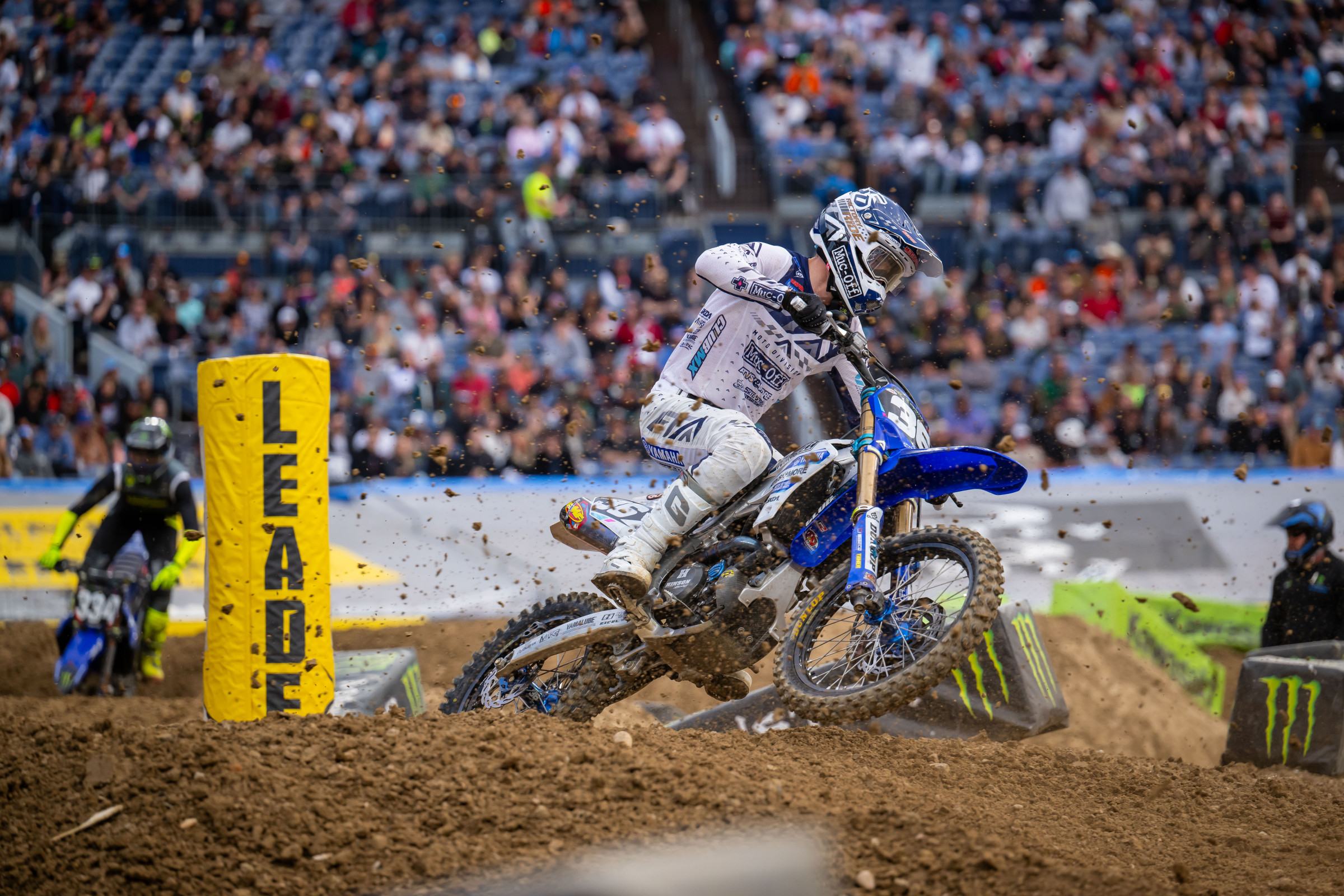 Phil doing his best to avoid target fixation on whoop number five.