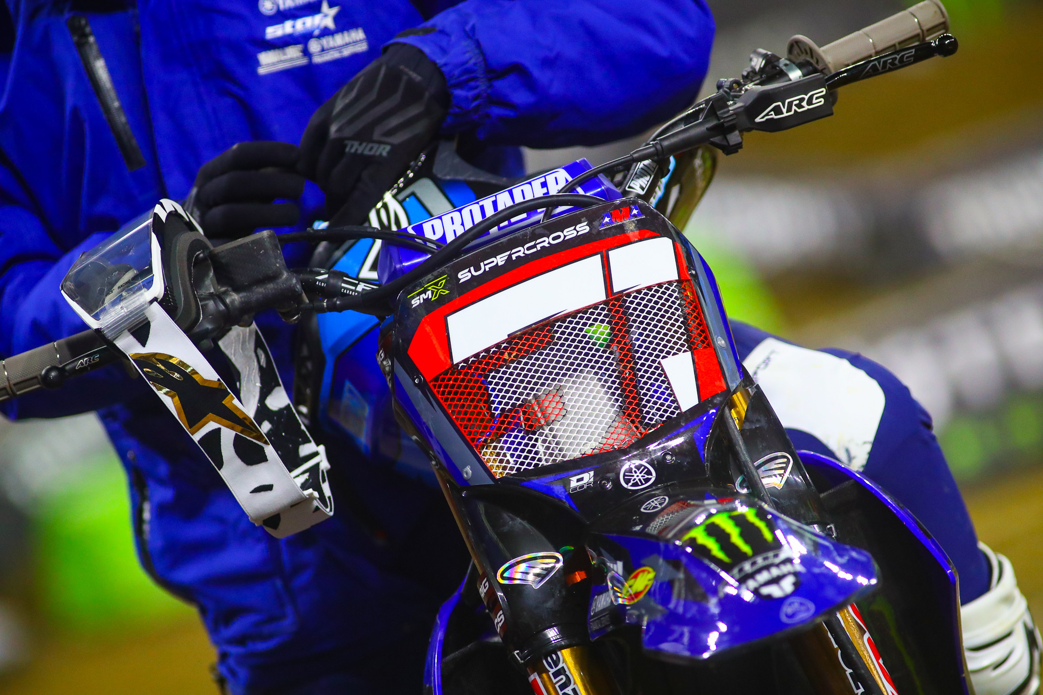 Max Anstie's YZ250F at press day for the Detroit SX.