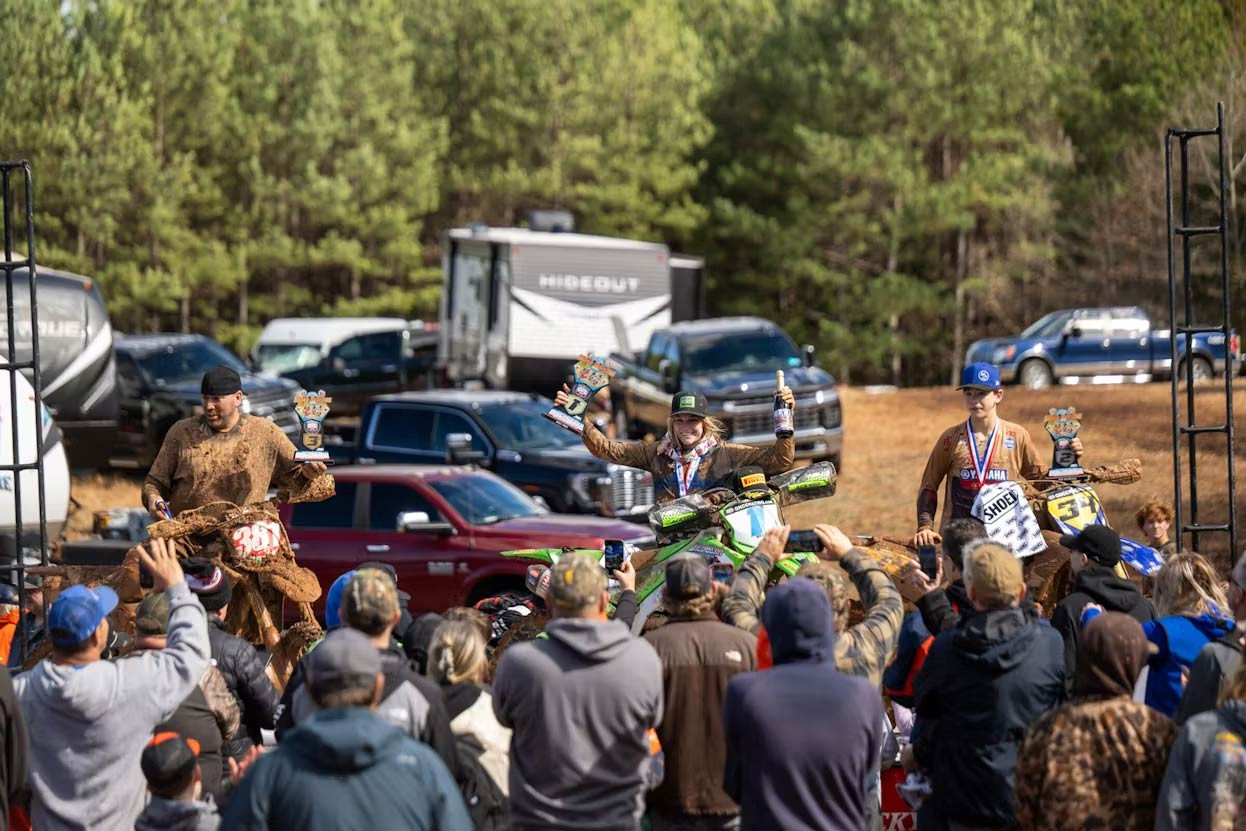 The Morning overall win would go to WXC winner, Rachael Archer, while Colton McQuarrie (right) finished second overall from the 150 B Schoolboy class and Gary Fridley finished third overall from the Super Senior A (45+) class.