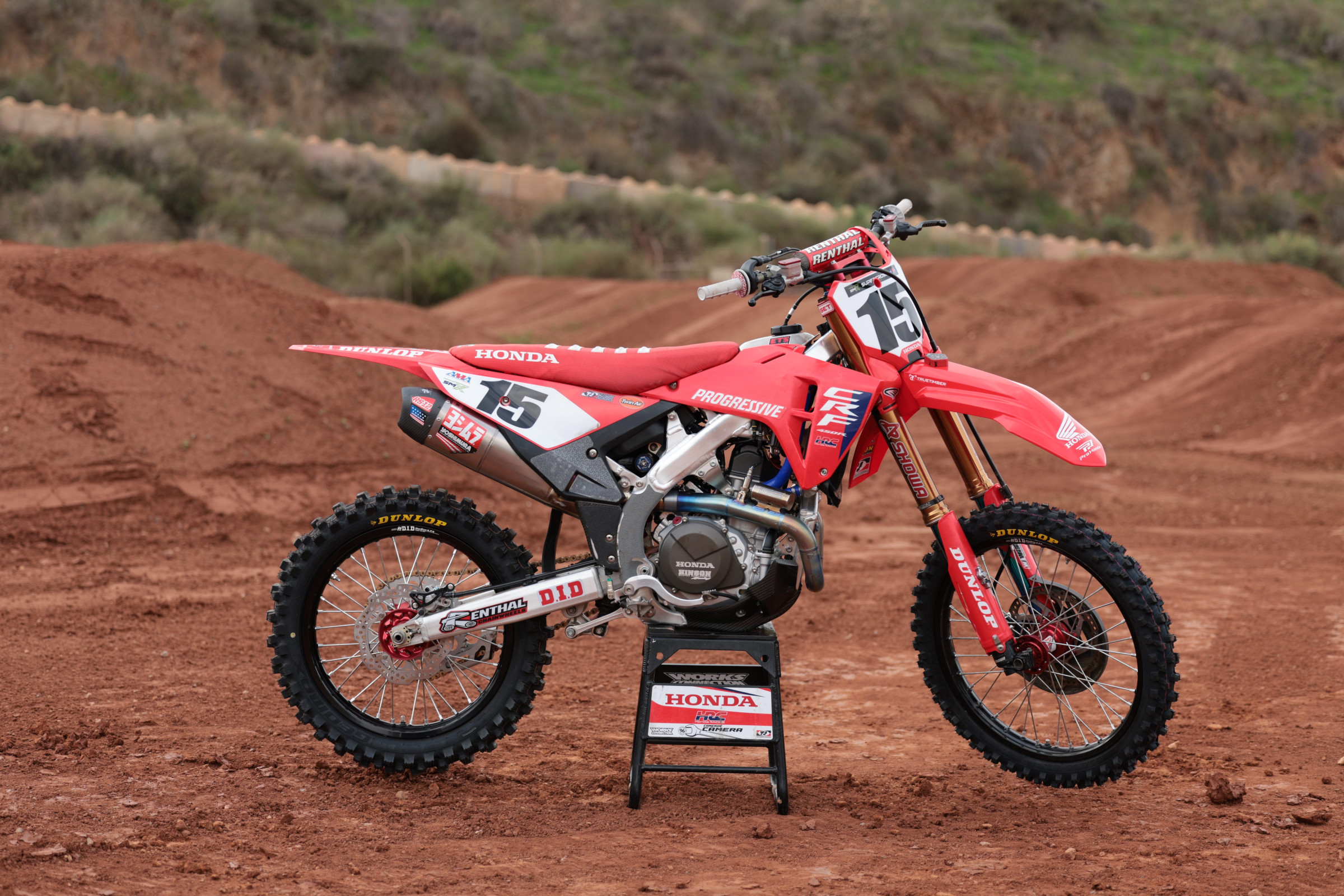 Dean Wilson's Honda CRF450R.