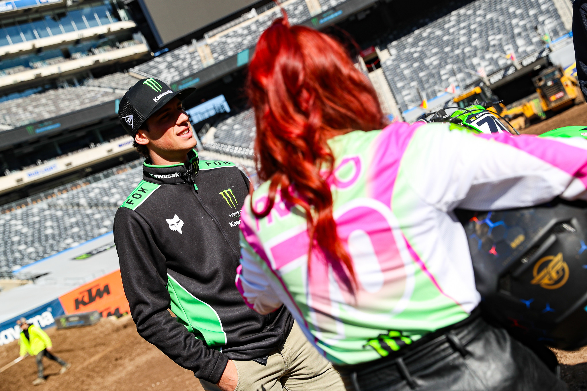 Prado doing a national Spanish news hit.