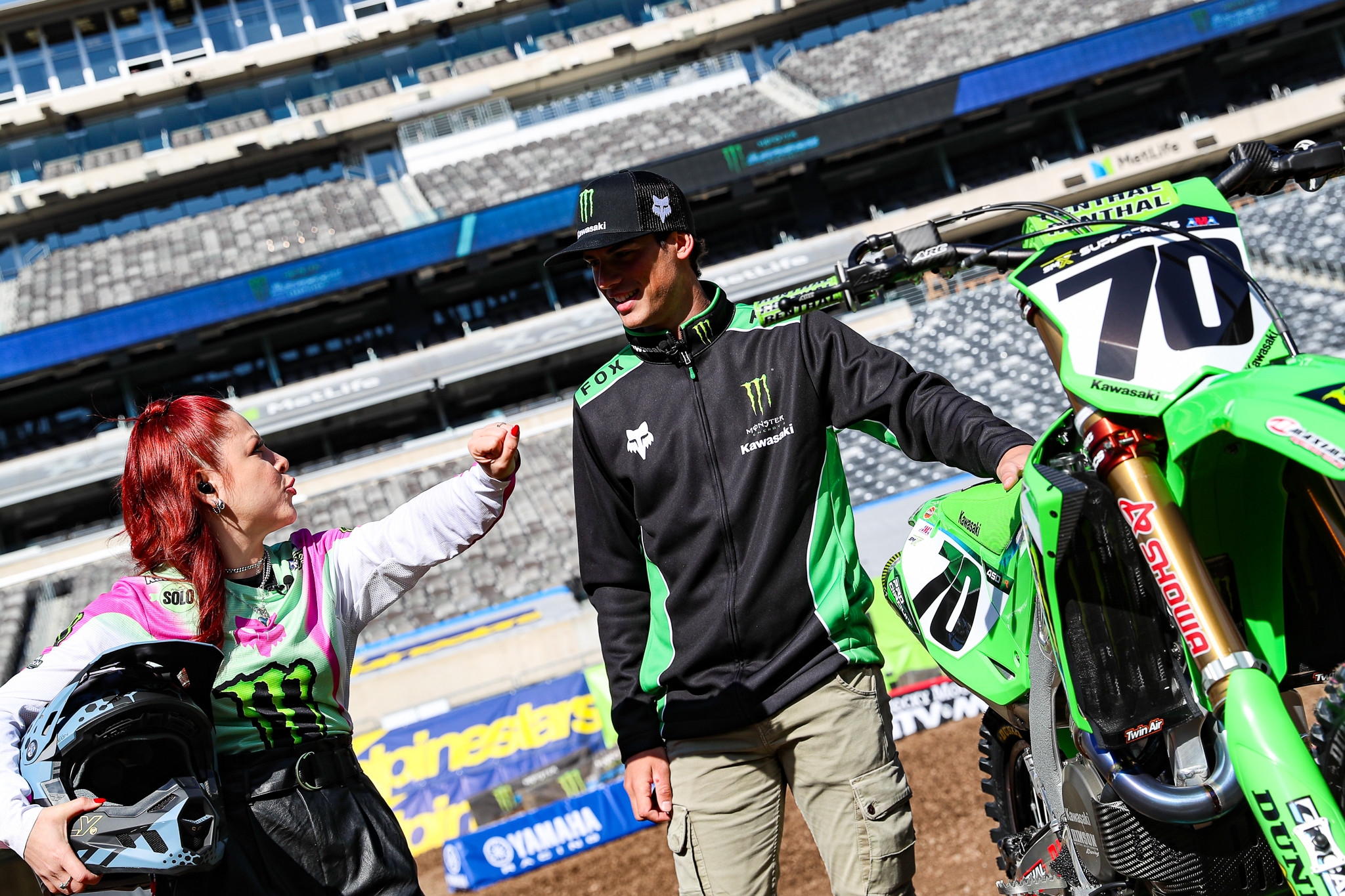 Prado doing a national Spanish news hit.