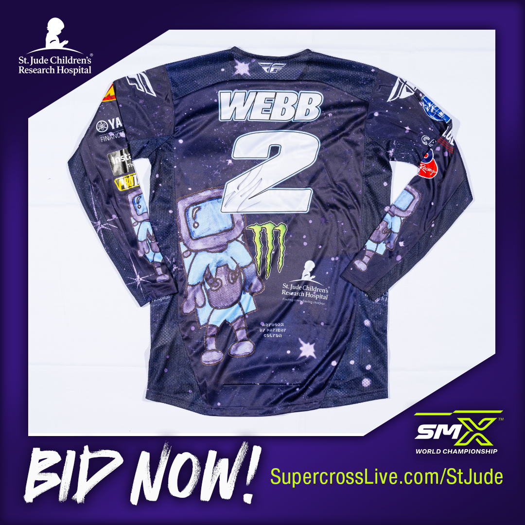 4393_ Cooper Webb #2 Autographed Race Worn Pants from Indianapolis Race Win