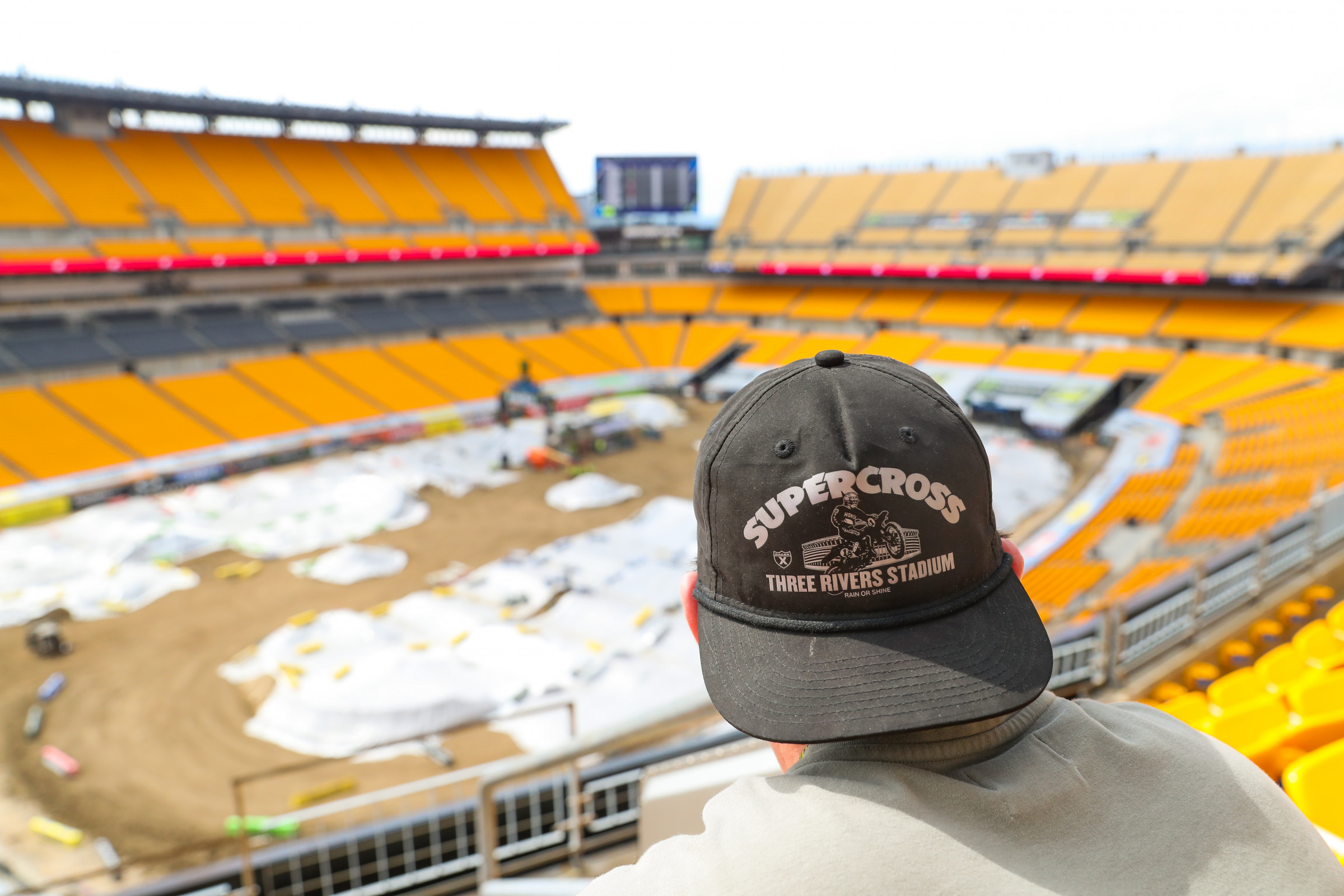 Dustin Williamson was ready for supercross' return to the Steel City!