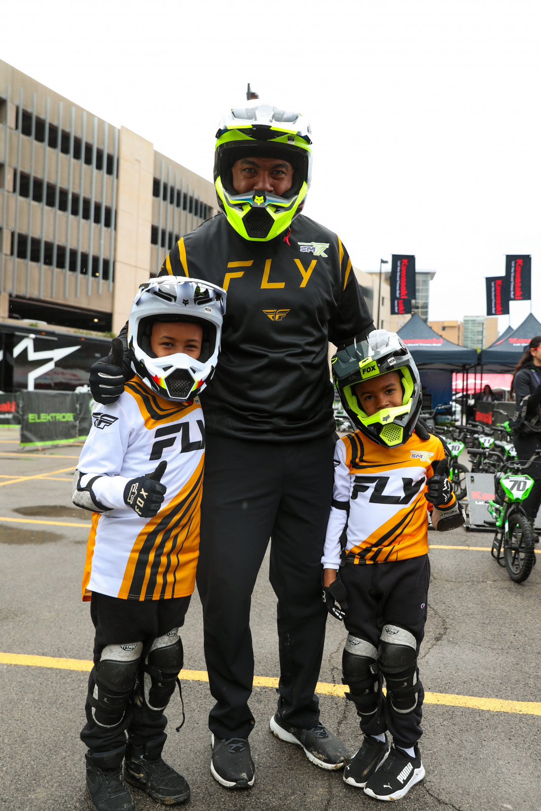 Mike Logan and his boys.