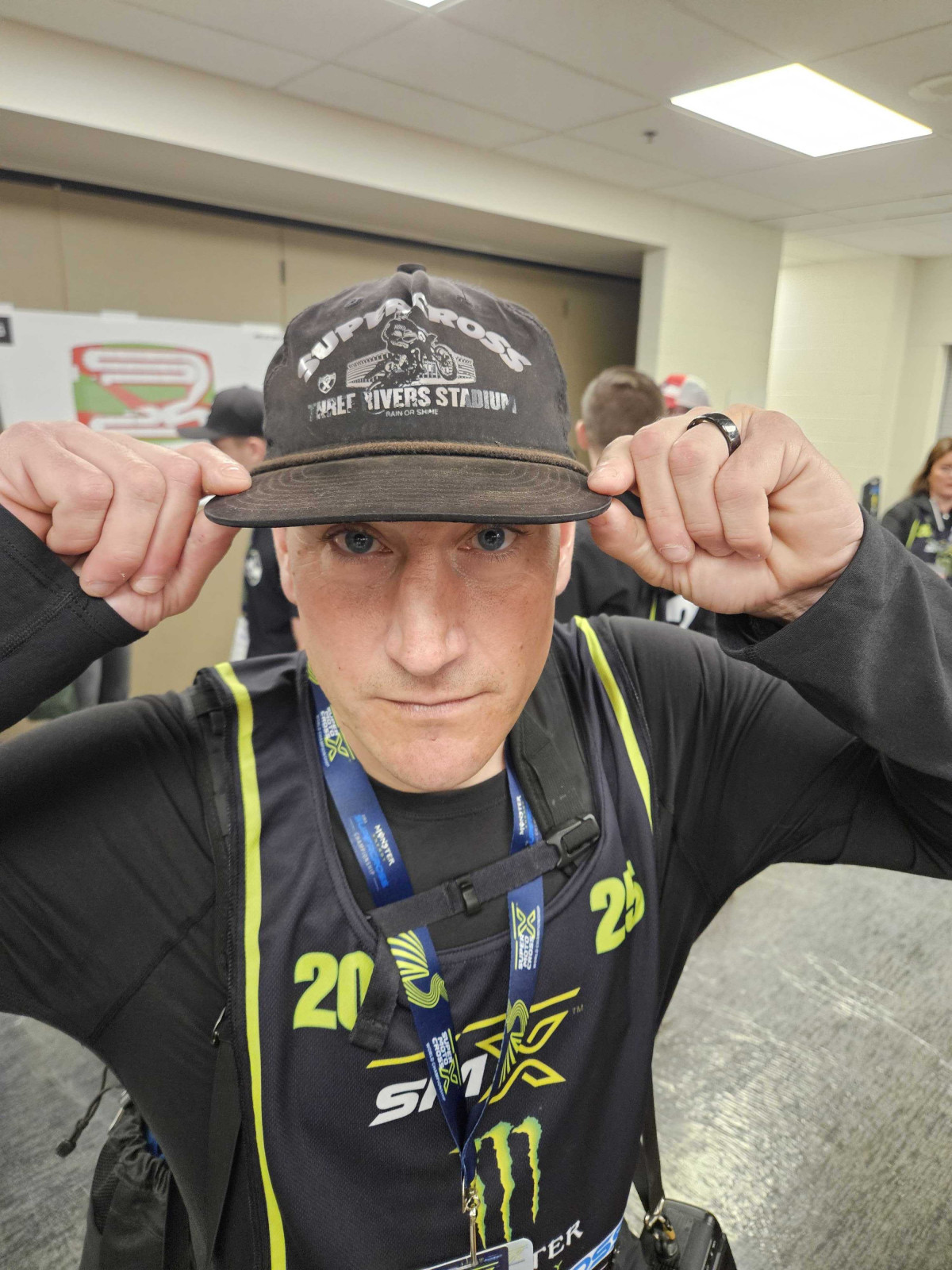 Mike Emery is from Eastern PA but he was still excited for the Pittsburgh round!