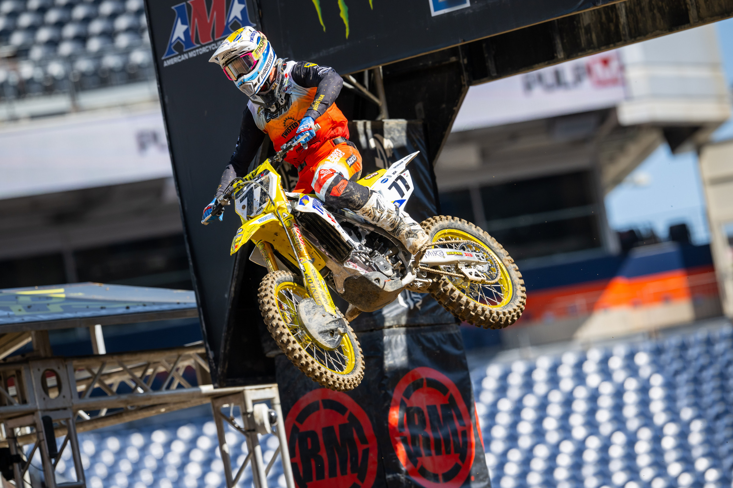 Kyle Chisholm wearing Jerry Robin's number.