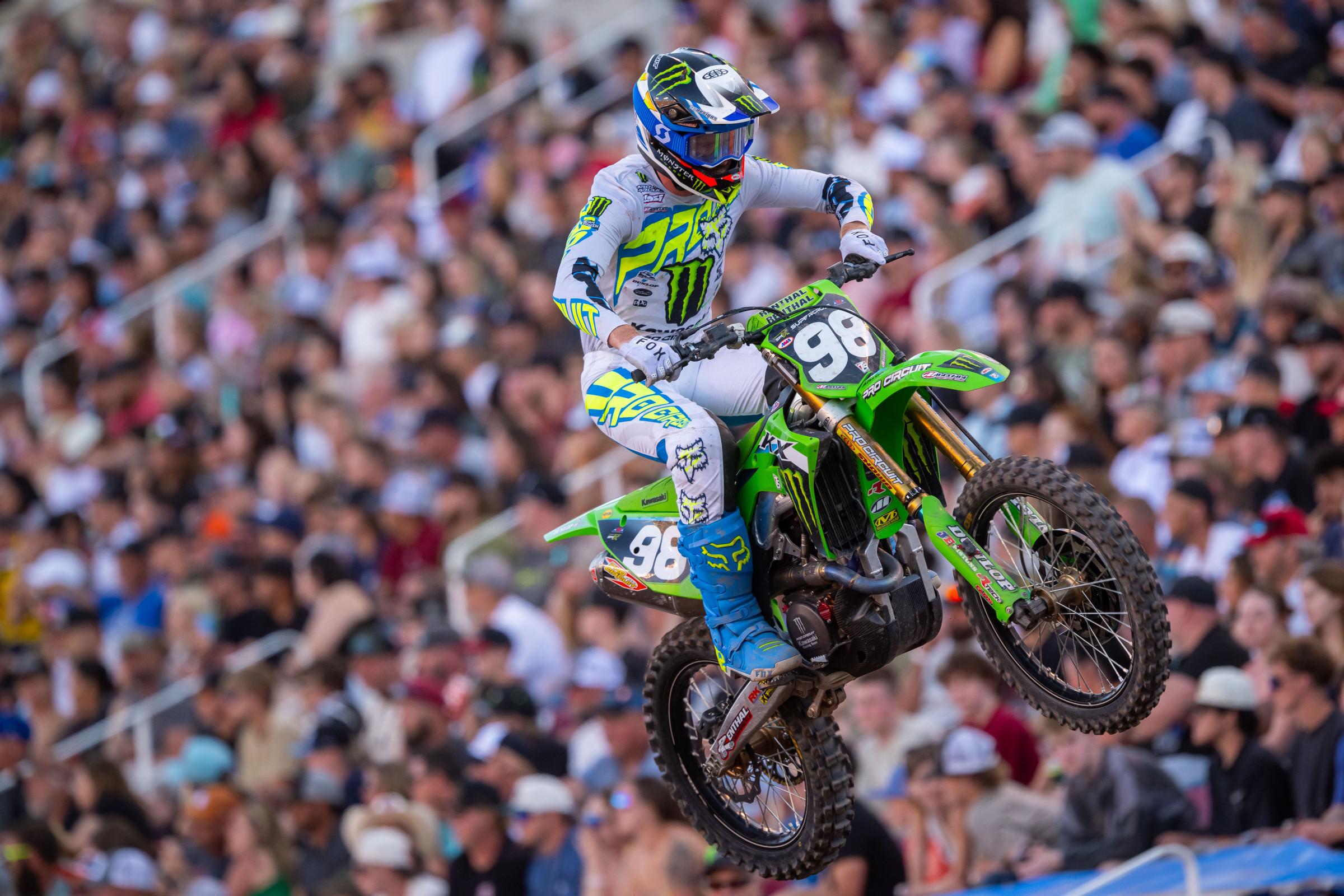 Monster Energy/Pro Circuit Kawasaki to Field Five Riders in 250 Class of Pro Motocross