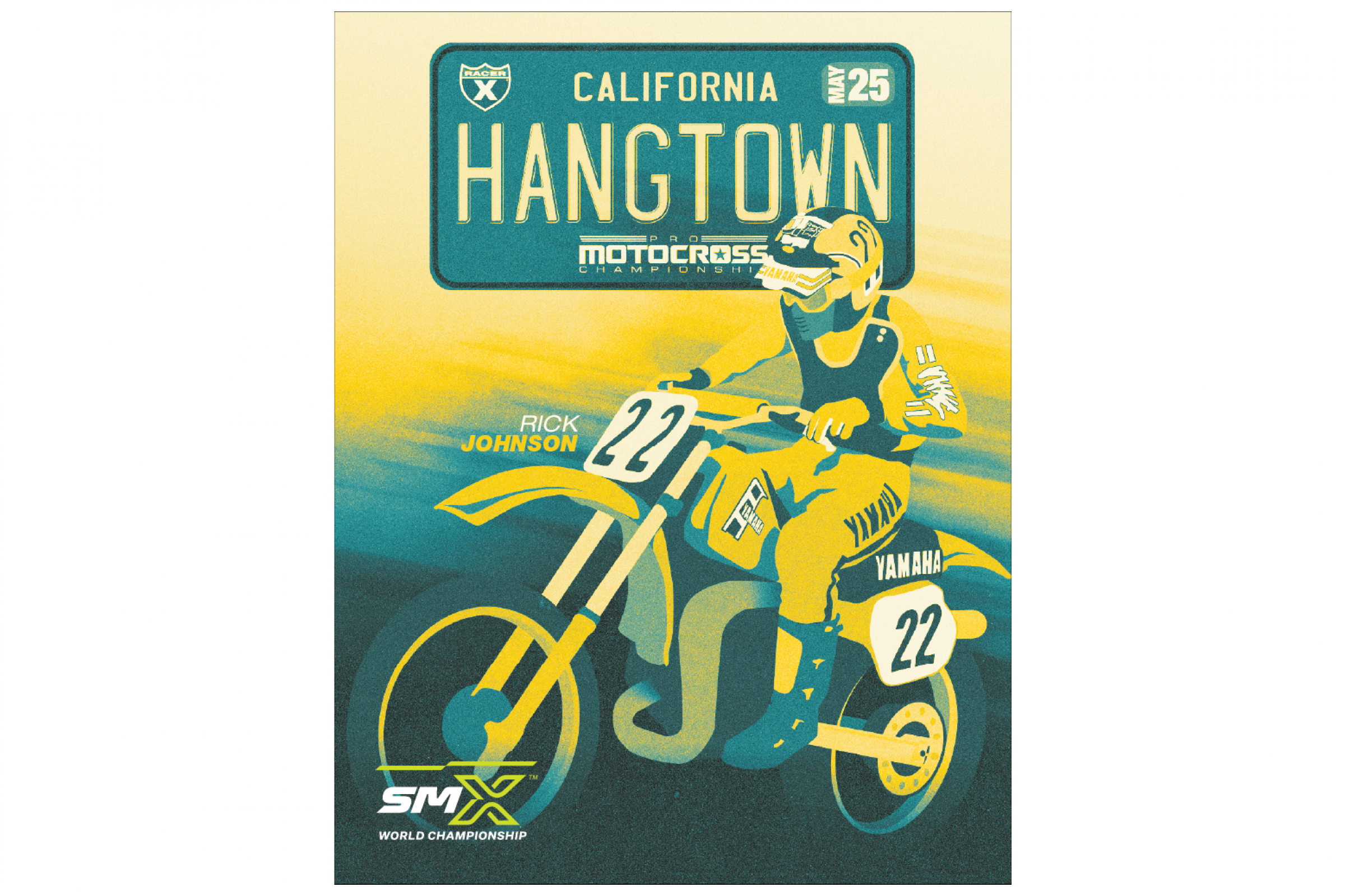 Hangtown Motocross Classic Event Sticker Available at Legends & Heroes of Motocross Tent this Weekend