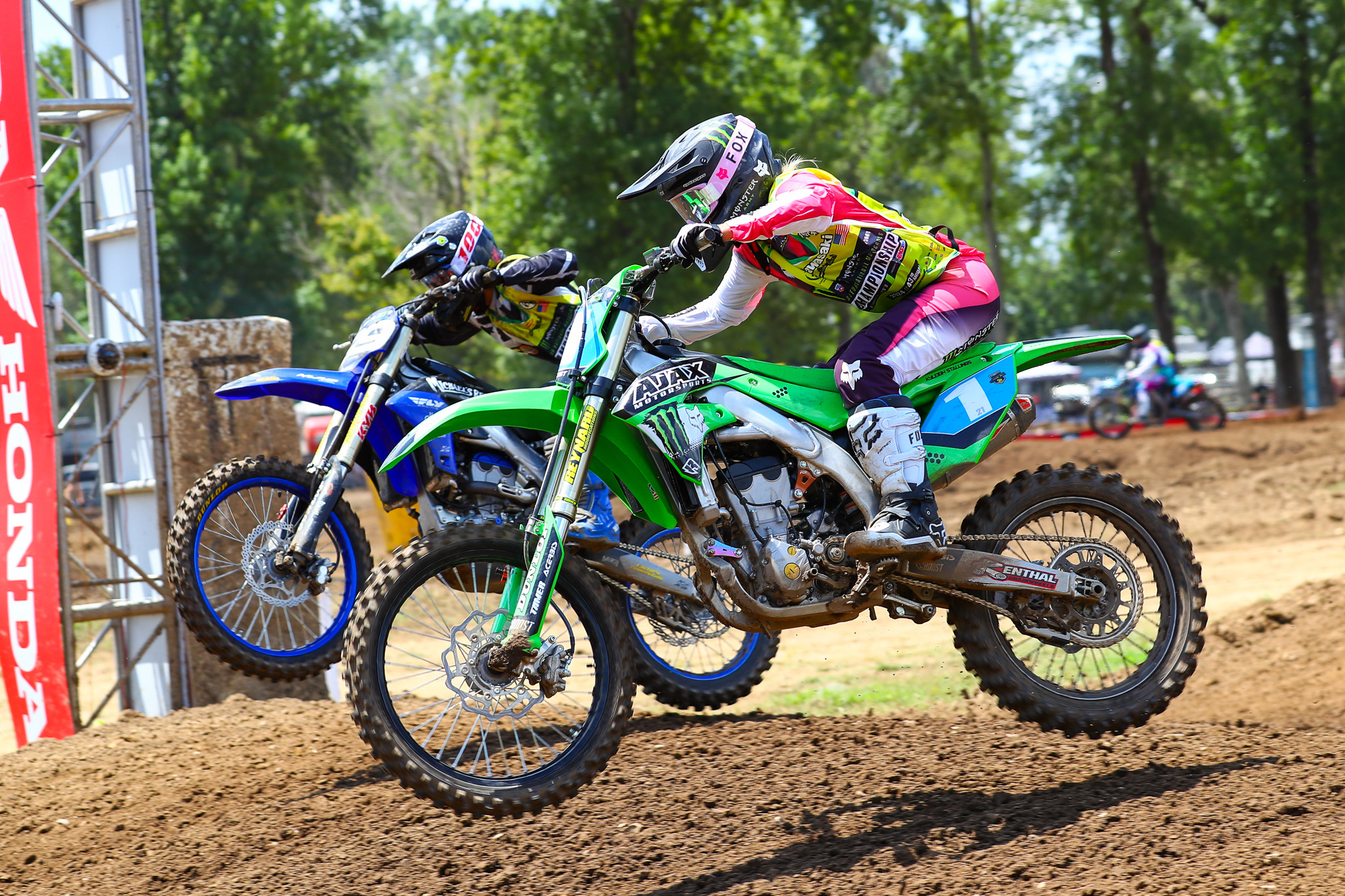 Lachlan Turner and Kyleigh Stallings battling at the Ranch in 2024.