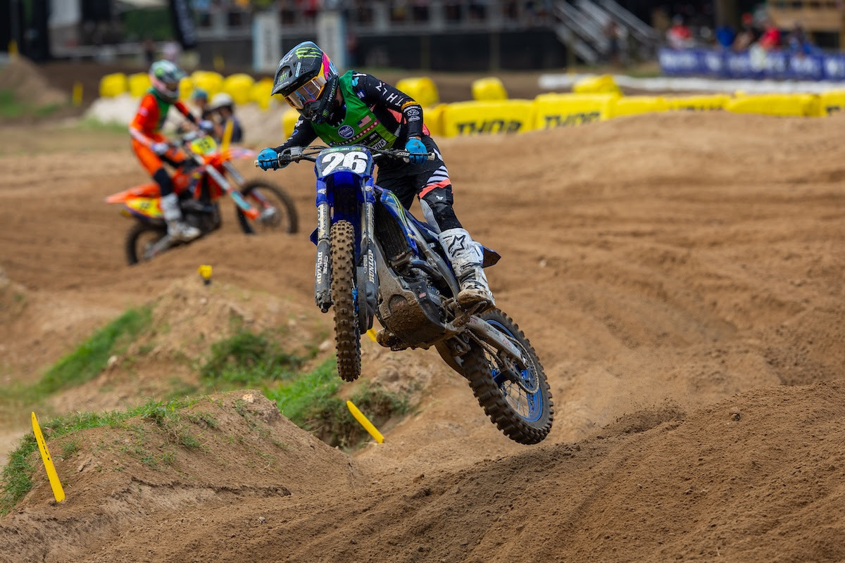 Yamaha rider Carson Wood took the Moto 3 victory in Schoolboy 2.