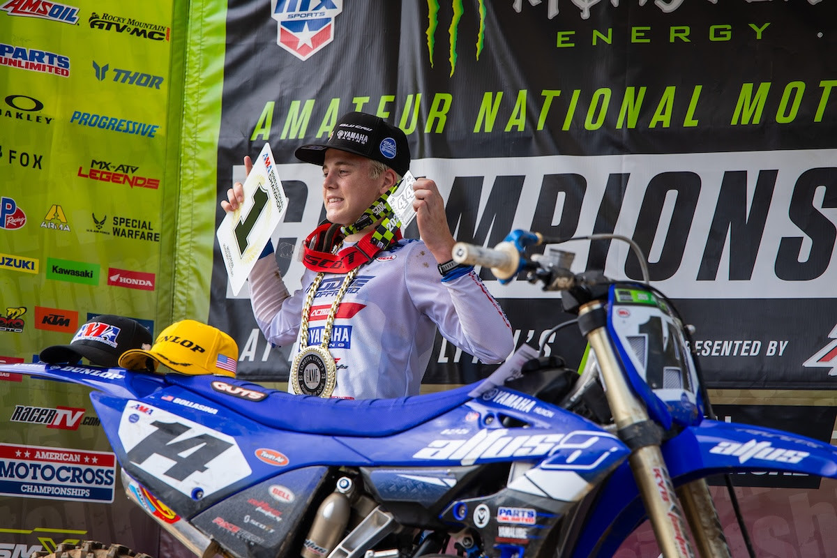 Schoolboy 1 (12-17) B/C Champion: Kane Bollasina (Yamaha)