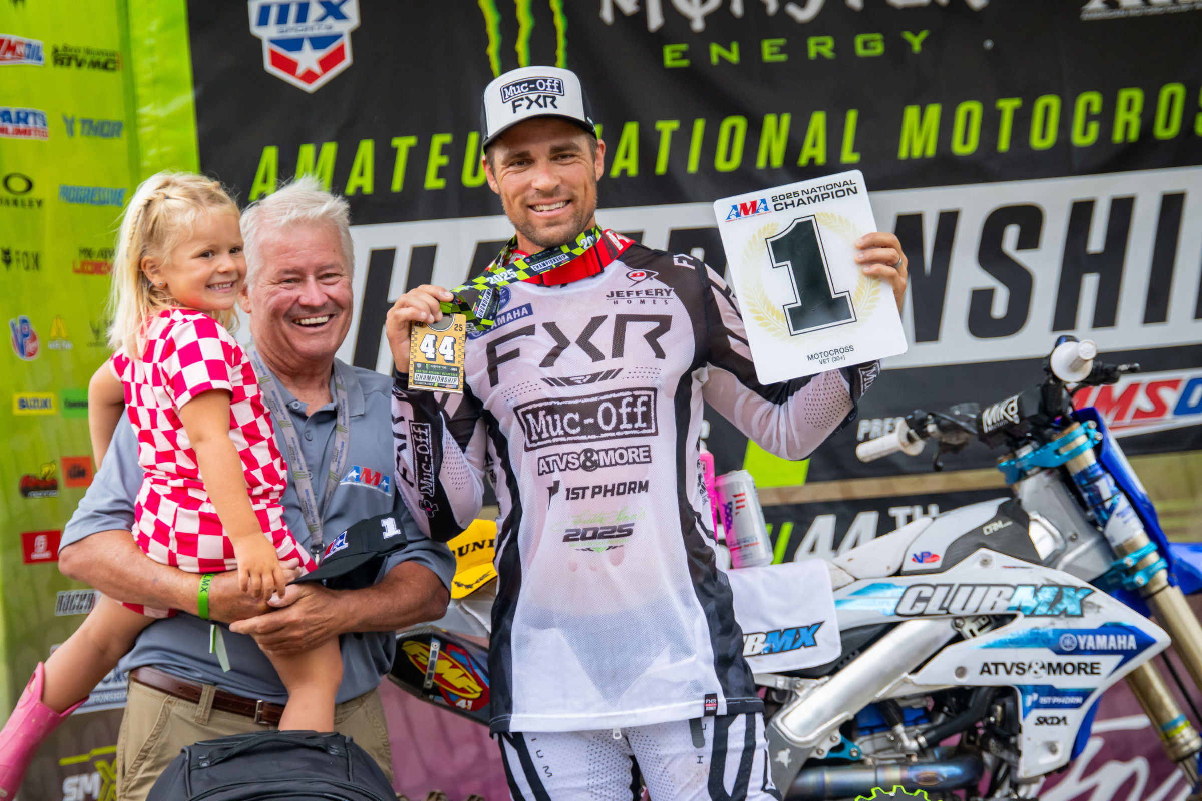 Vet (30+) Champion: Brandon Haas (Yamaha)