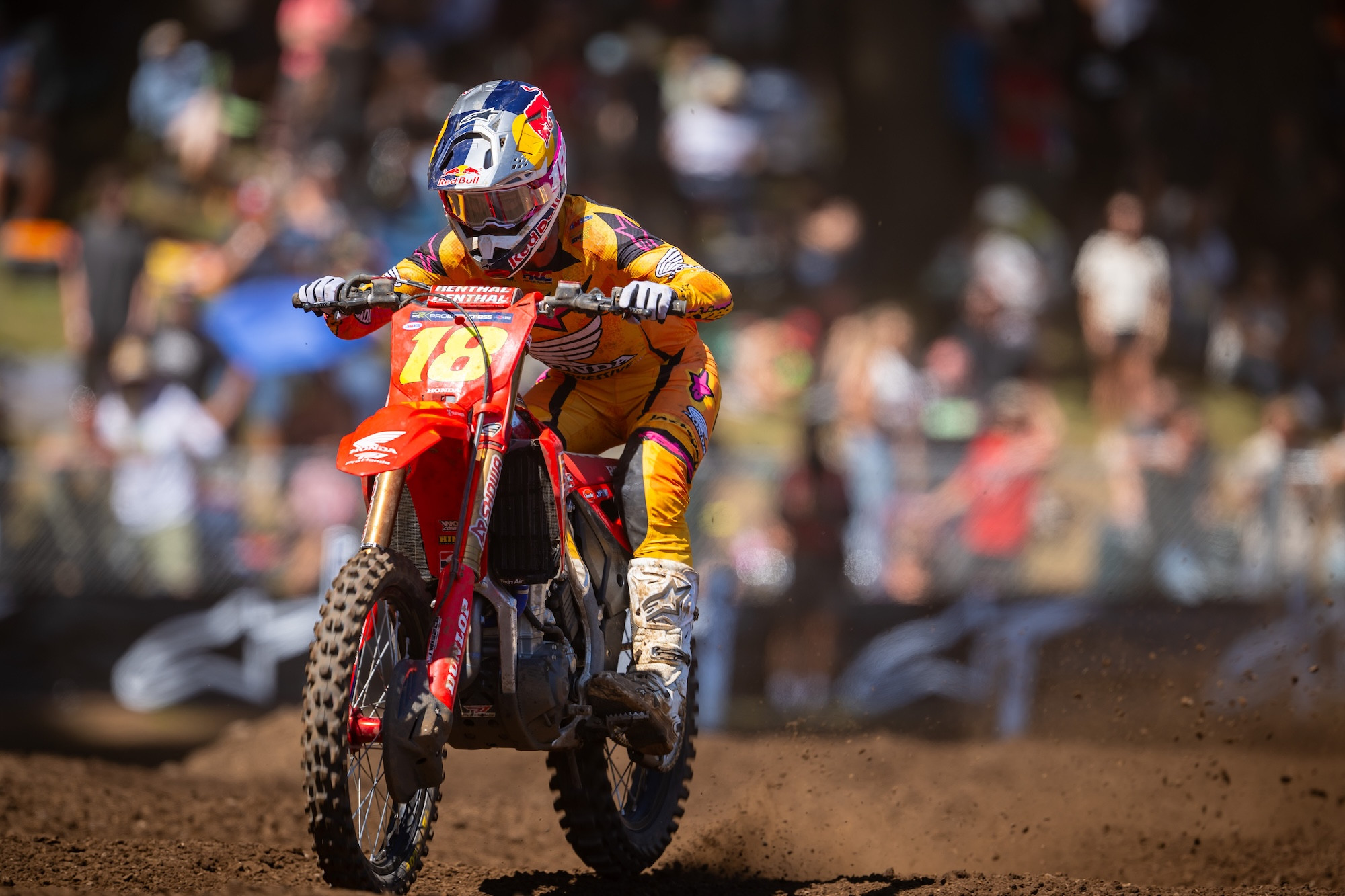 Honda HRC Progressive's Jett Lawrence failed to claim victory of the first time this summer, but the 450 Class points leader will look to make a return to winning form at Ironman Raceway.