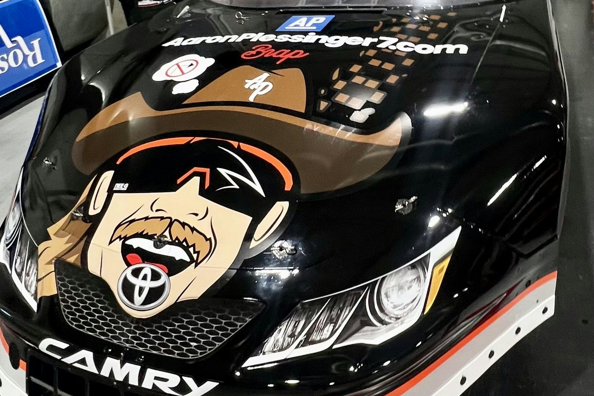 Do It For Dale: Plessinger Sponsors Rising Stock Car Star (And His Face Is On the Hood!)