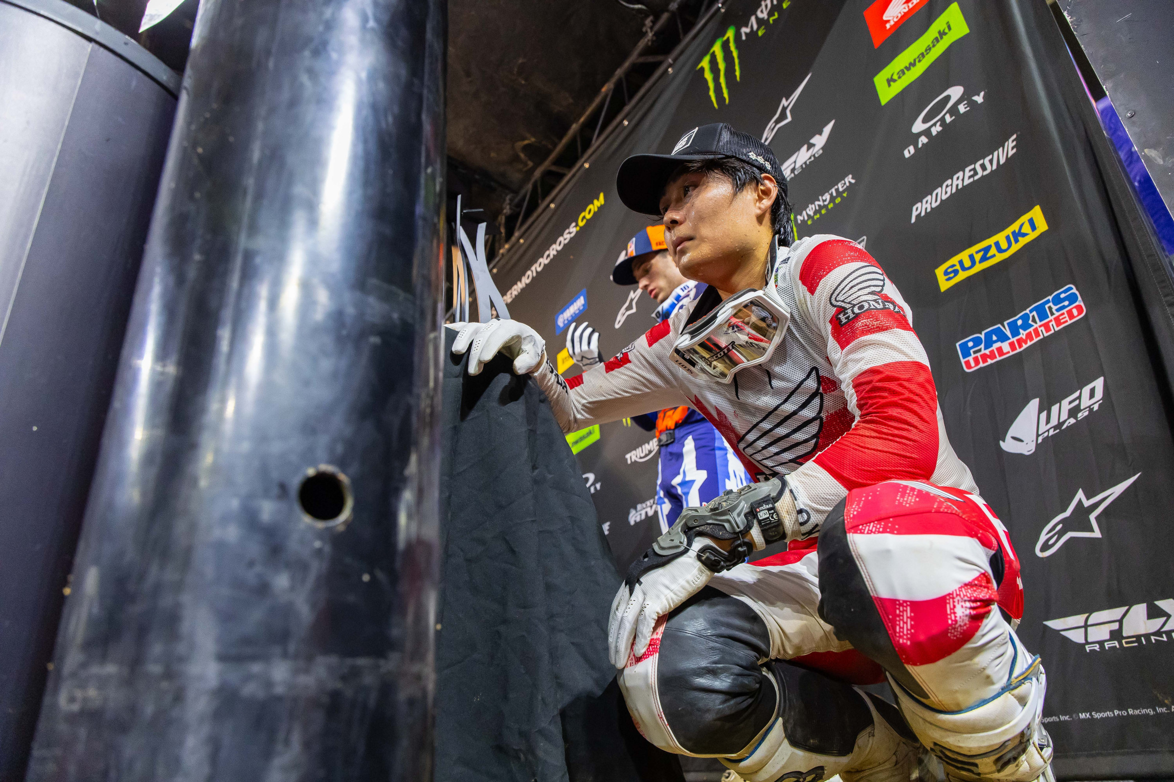 Shimoda said he was dealing with a fever all week. What a gritty ride by the #30.