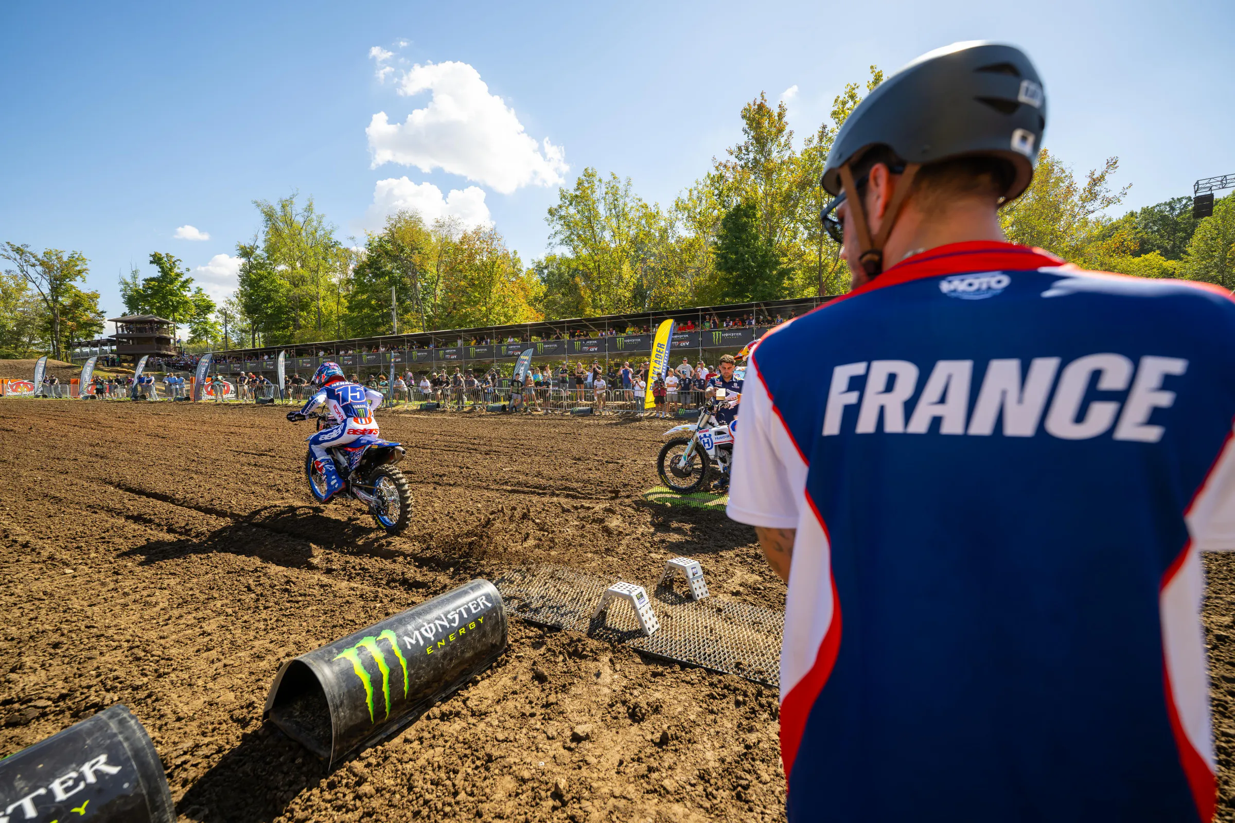 These days all manner of starting blocks can be found on the gate.